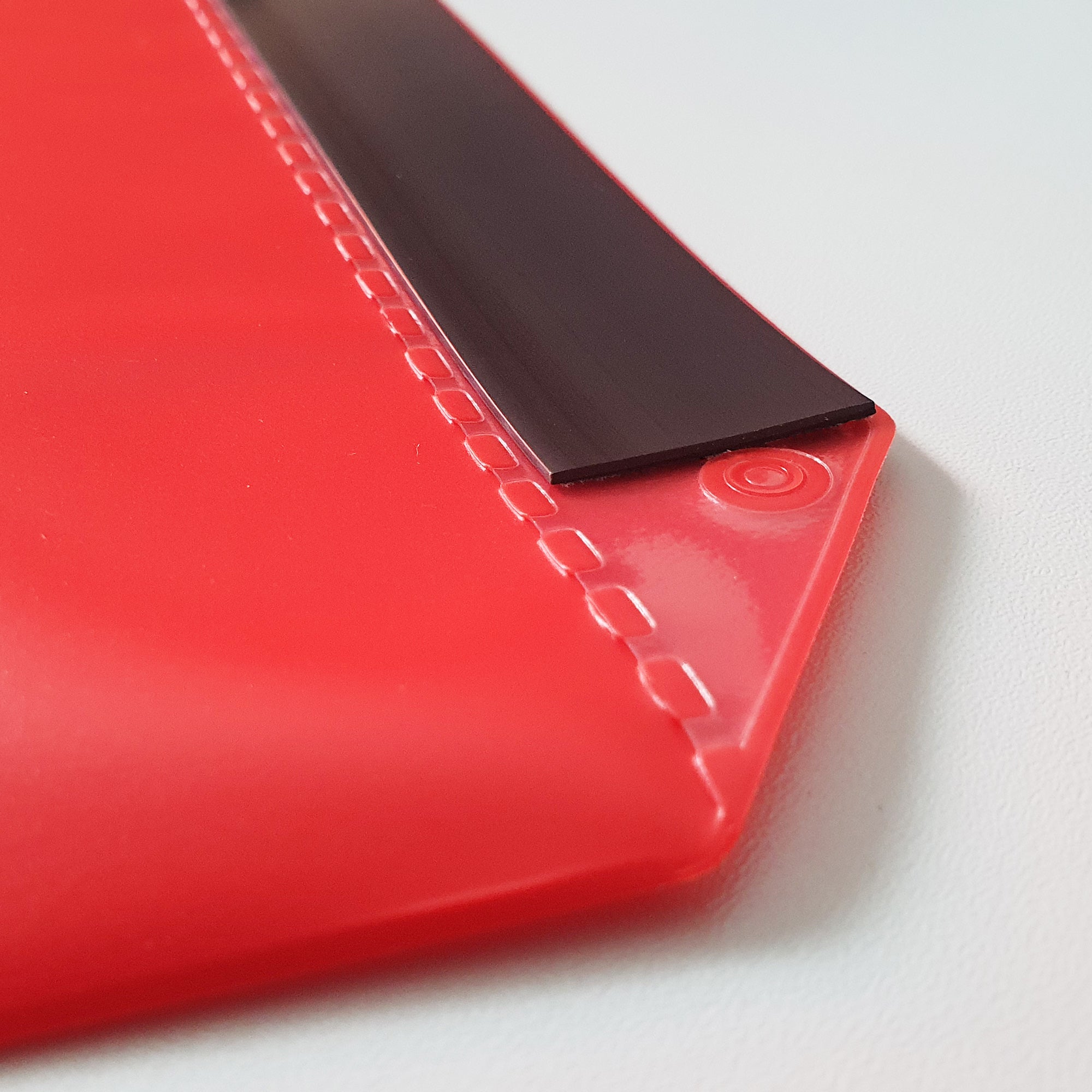 Magnettasche rot 217x155mm mit Magnetband für DIN A5 Magnetband