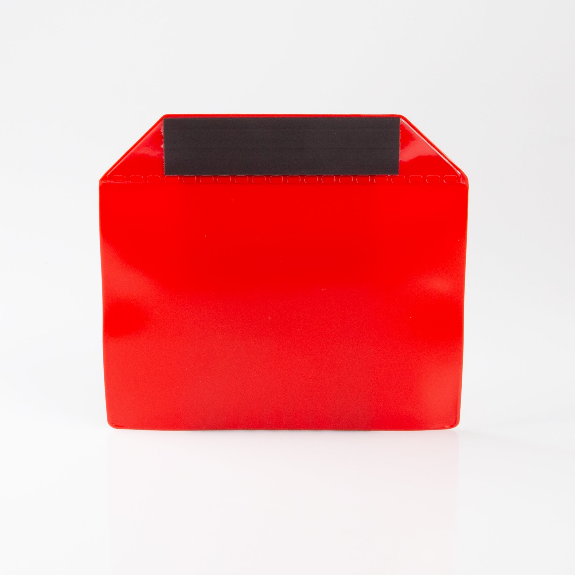 Magnettasche rot 155x110mm mit Magnetband für DIN A6