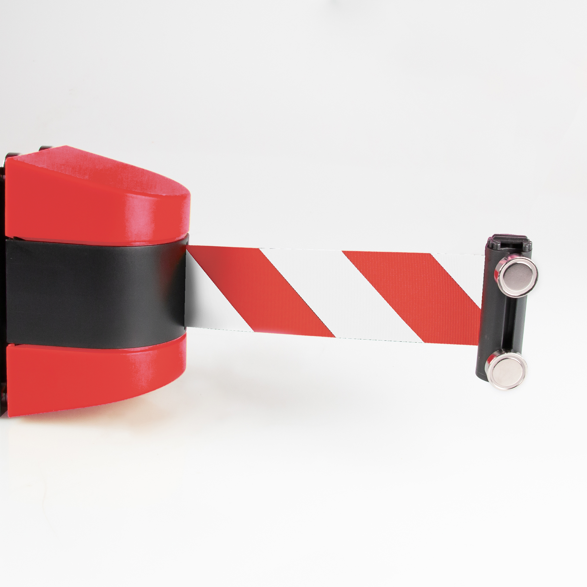 Magnetisches Absperrband rot-weiß Länge 4,6m 