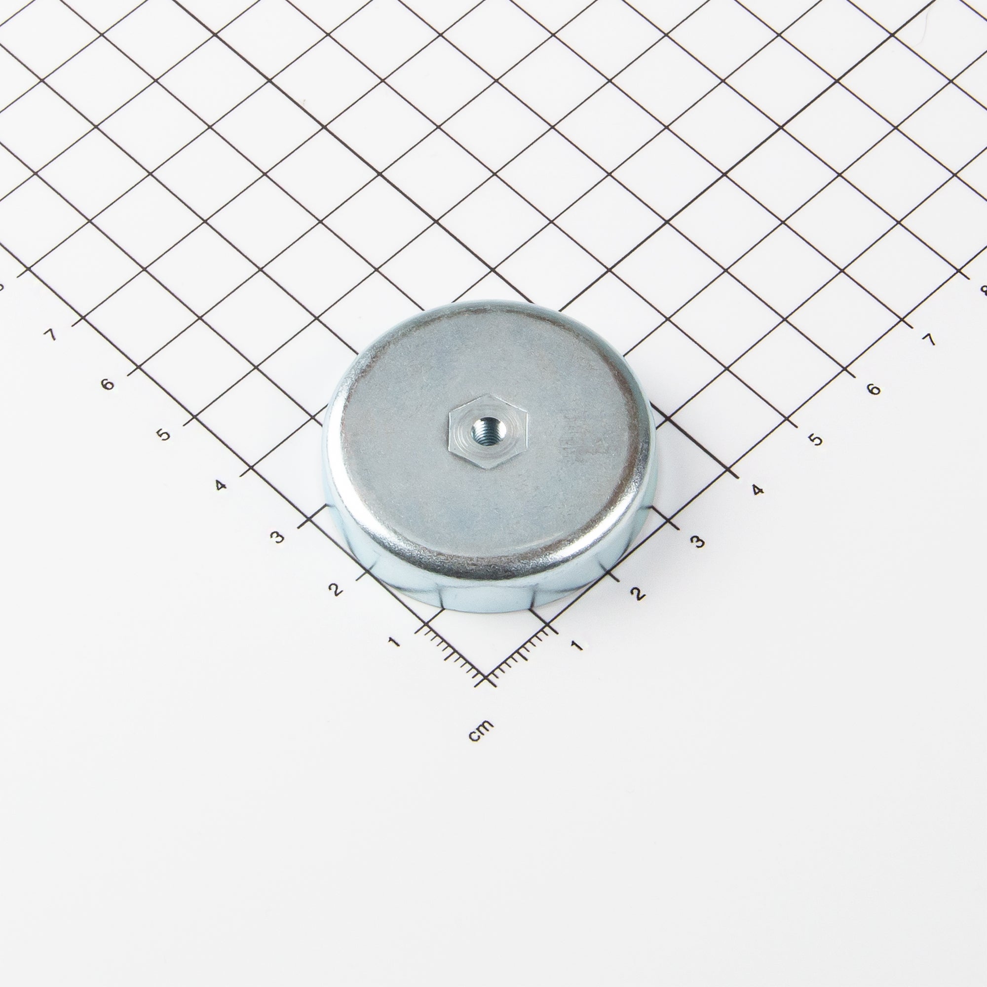 Ferrit Flachgreifer mit Innengewinde Ø40x8mm