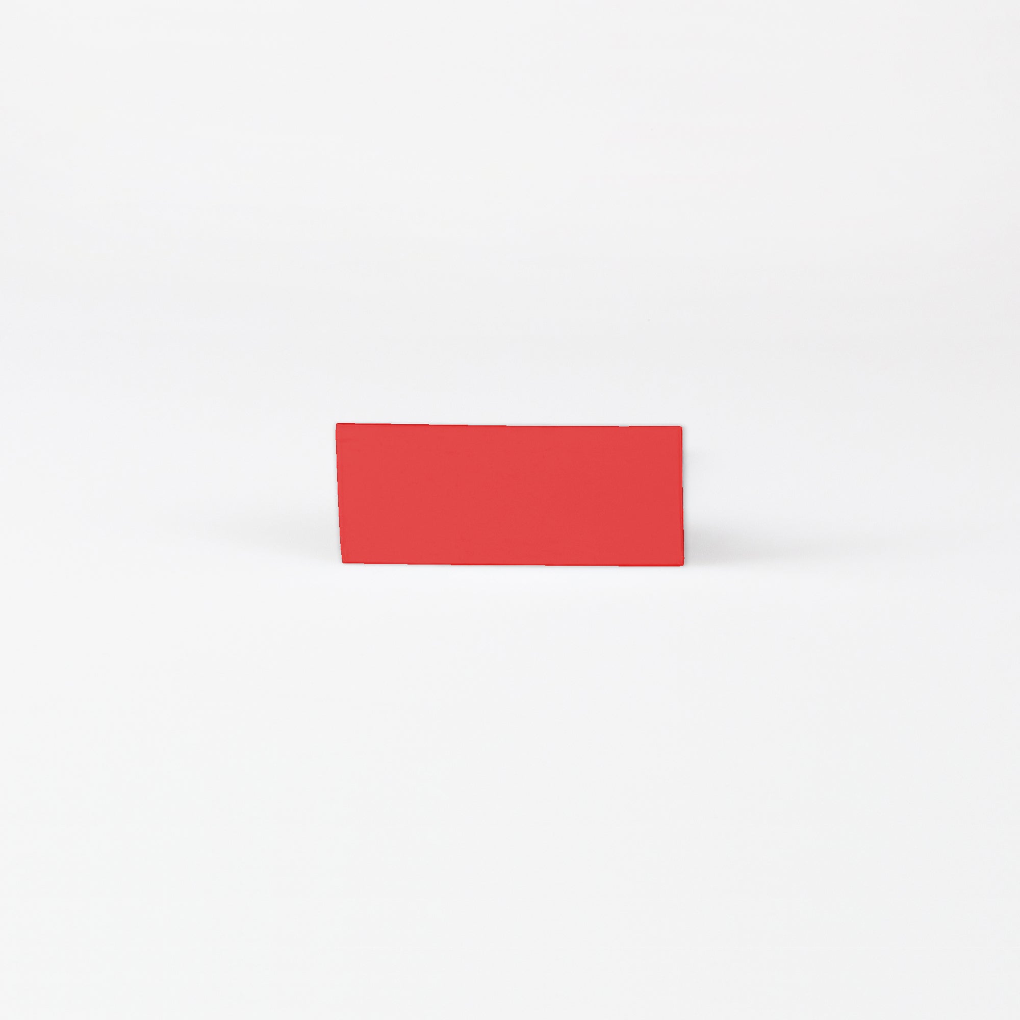 Rotes Magnetschild zum Beschriften 60x15mm