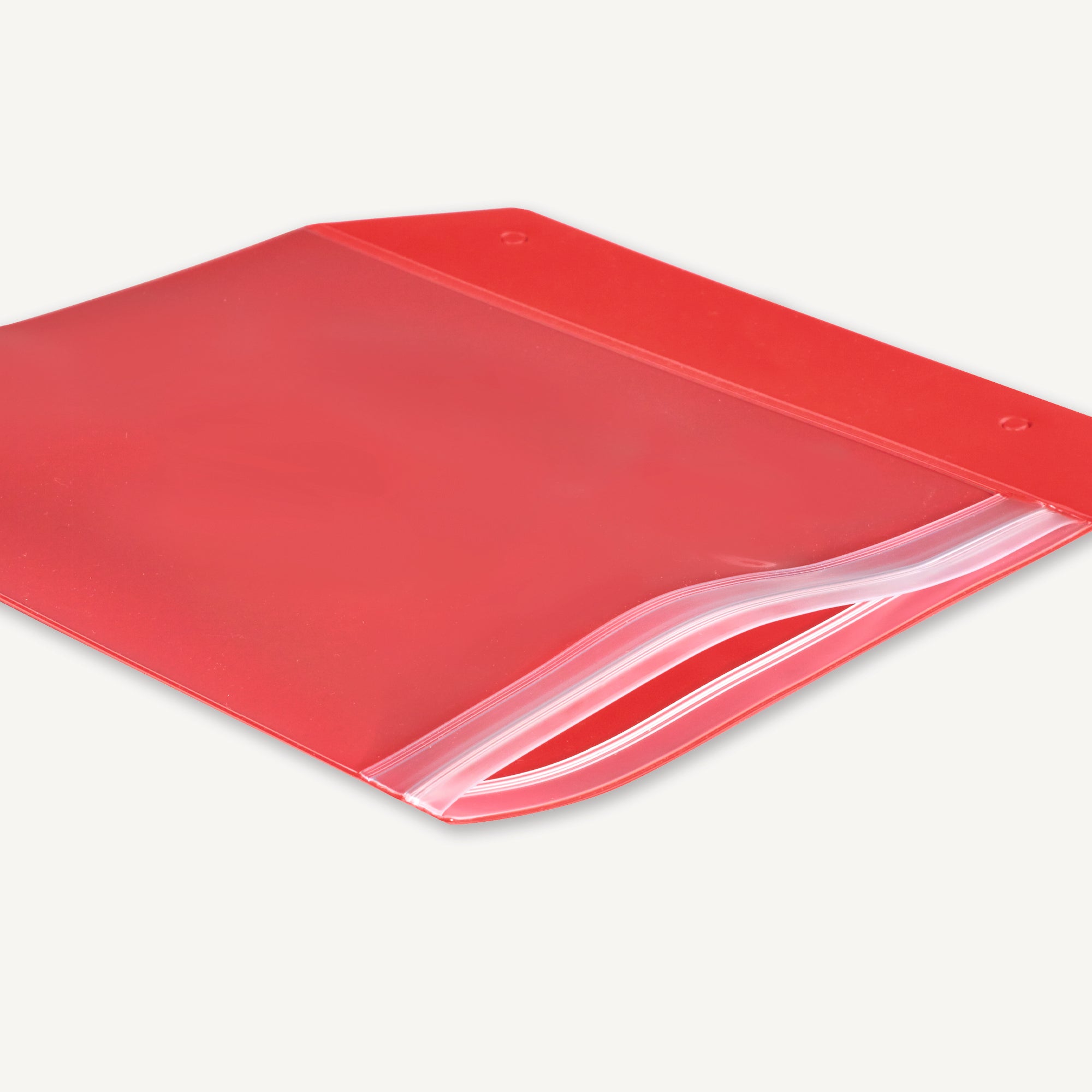 Magnettasche rot 217x155mm mit Druckverschluß für DIN A5