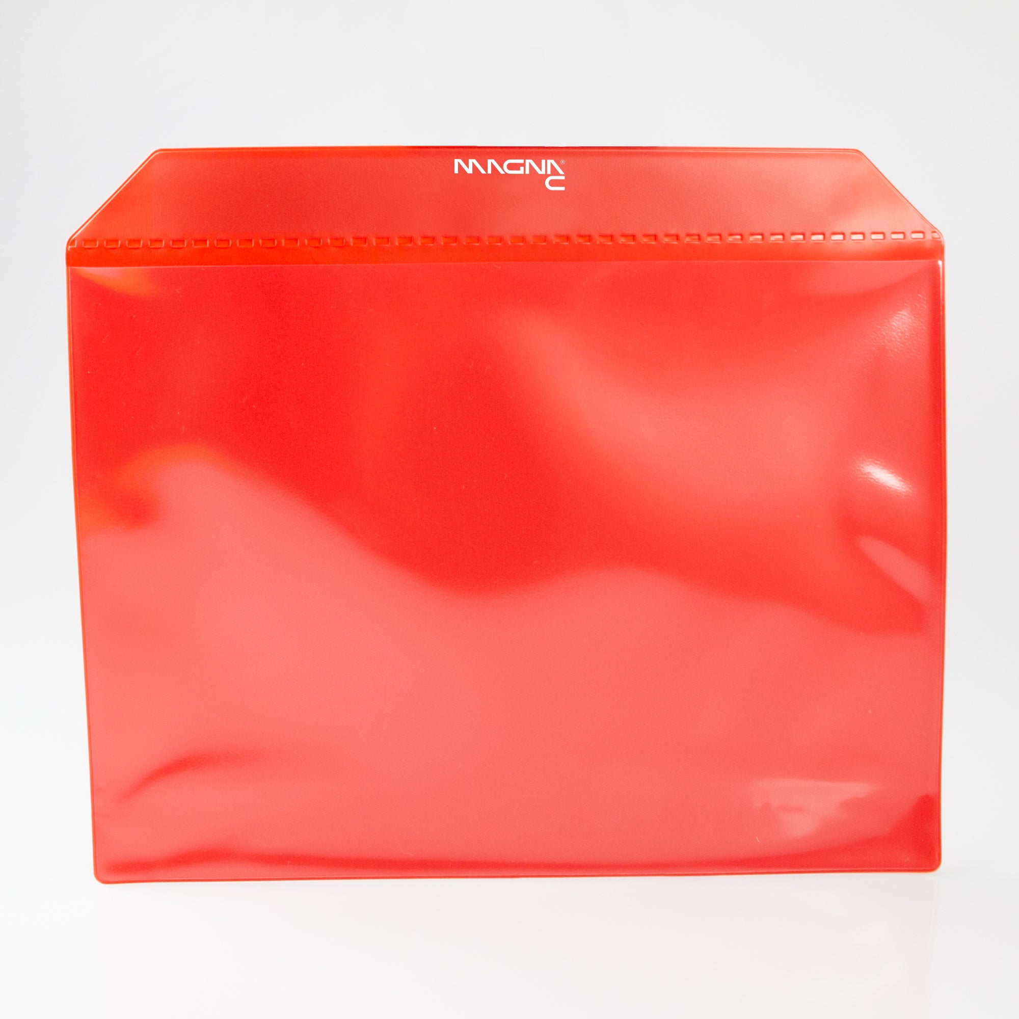 Magnettasche rot 300x220mm mit Magnetband für DIN A4