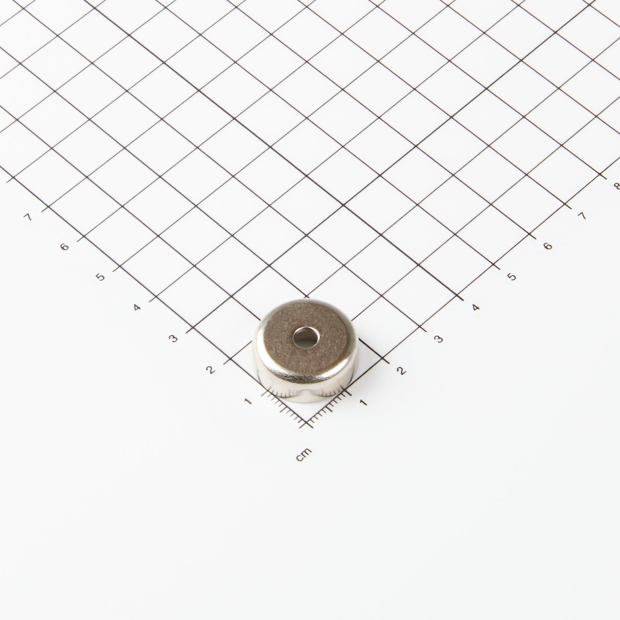 Neodym Topfmagnet Ø20x7mm mit zylindrischer Senkung