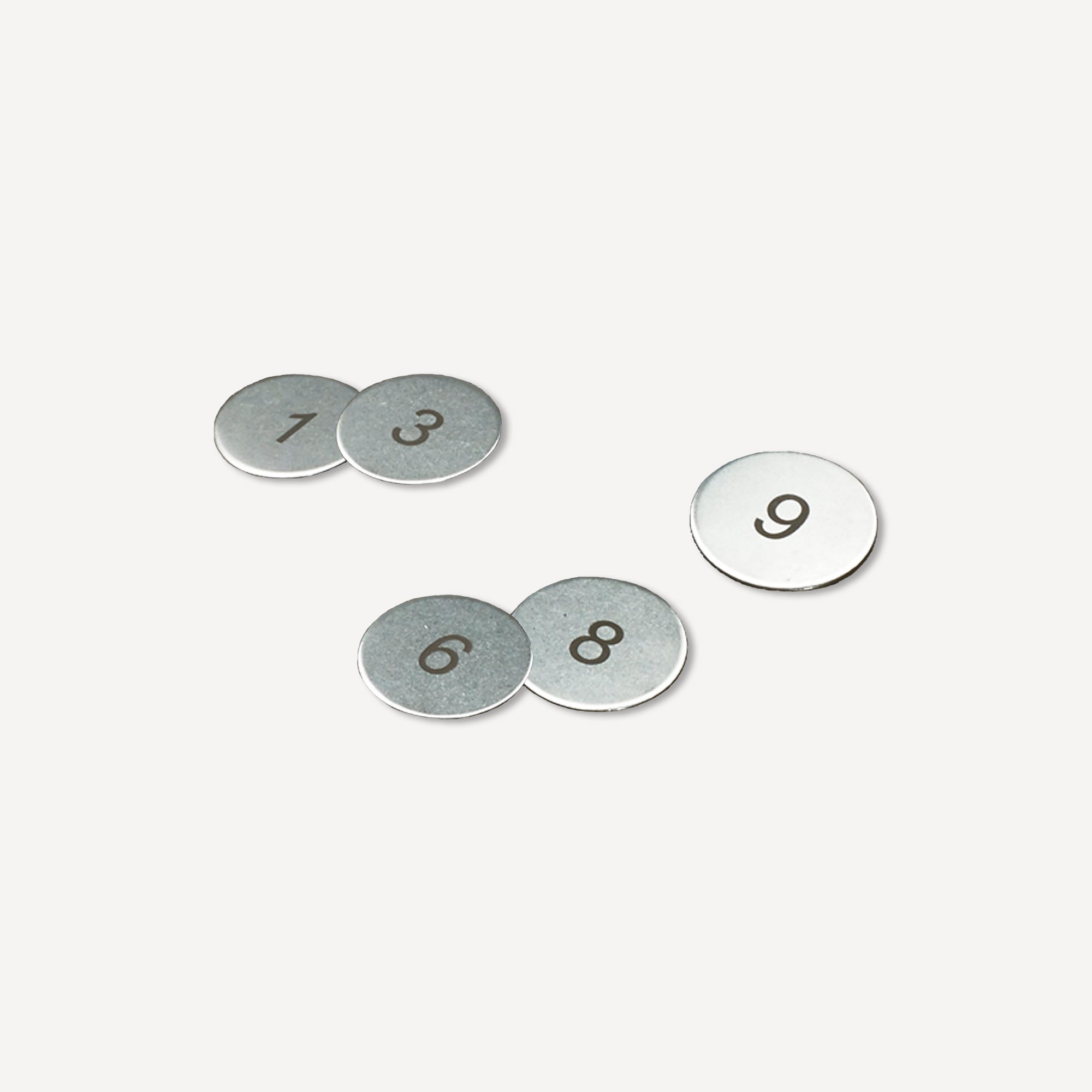 Diebstahlsichere Stuhlnummerierung Ø20mm