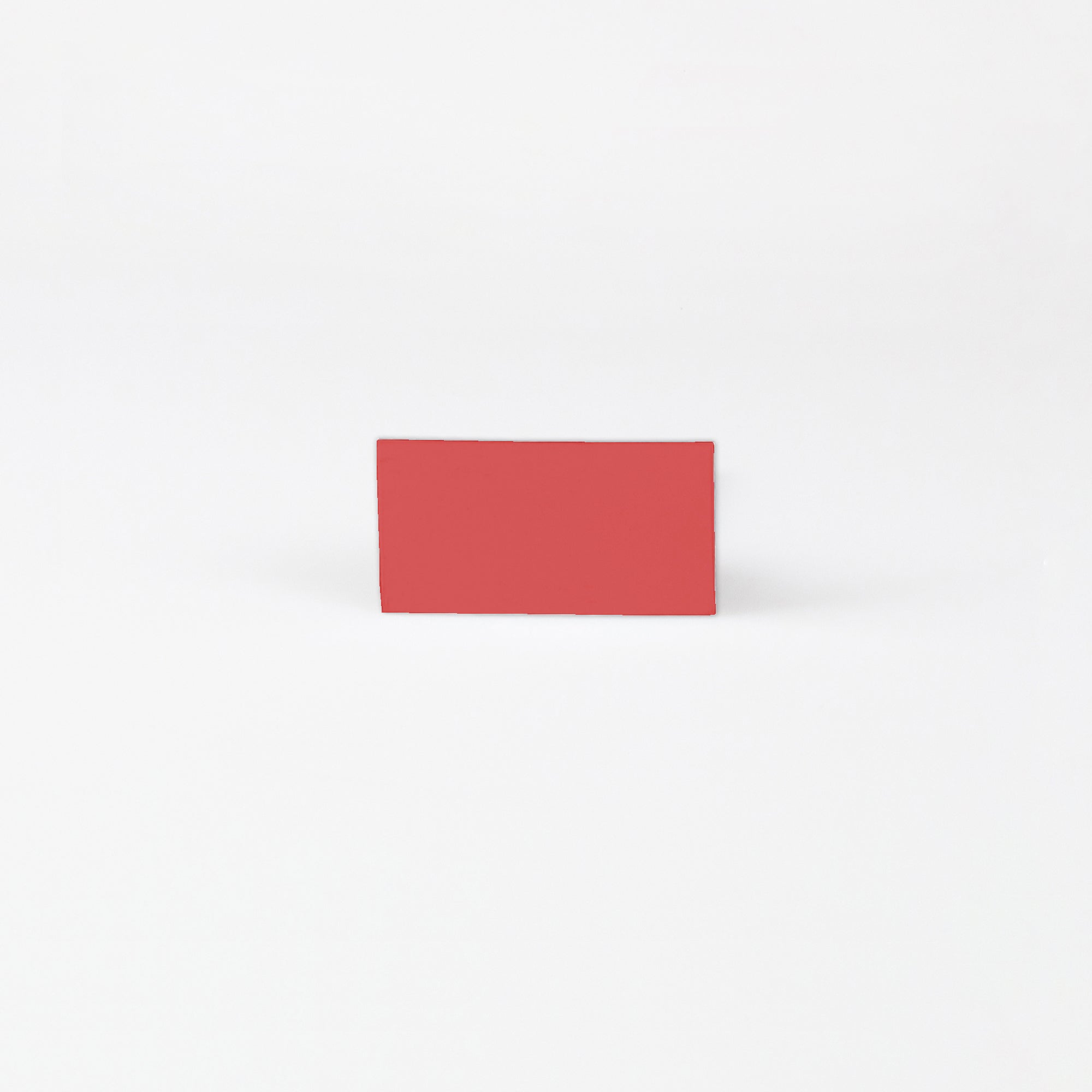 Rotes Magnetschild zum Beschriften 50x20mm