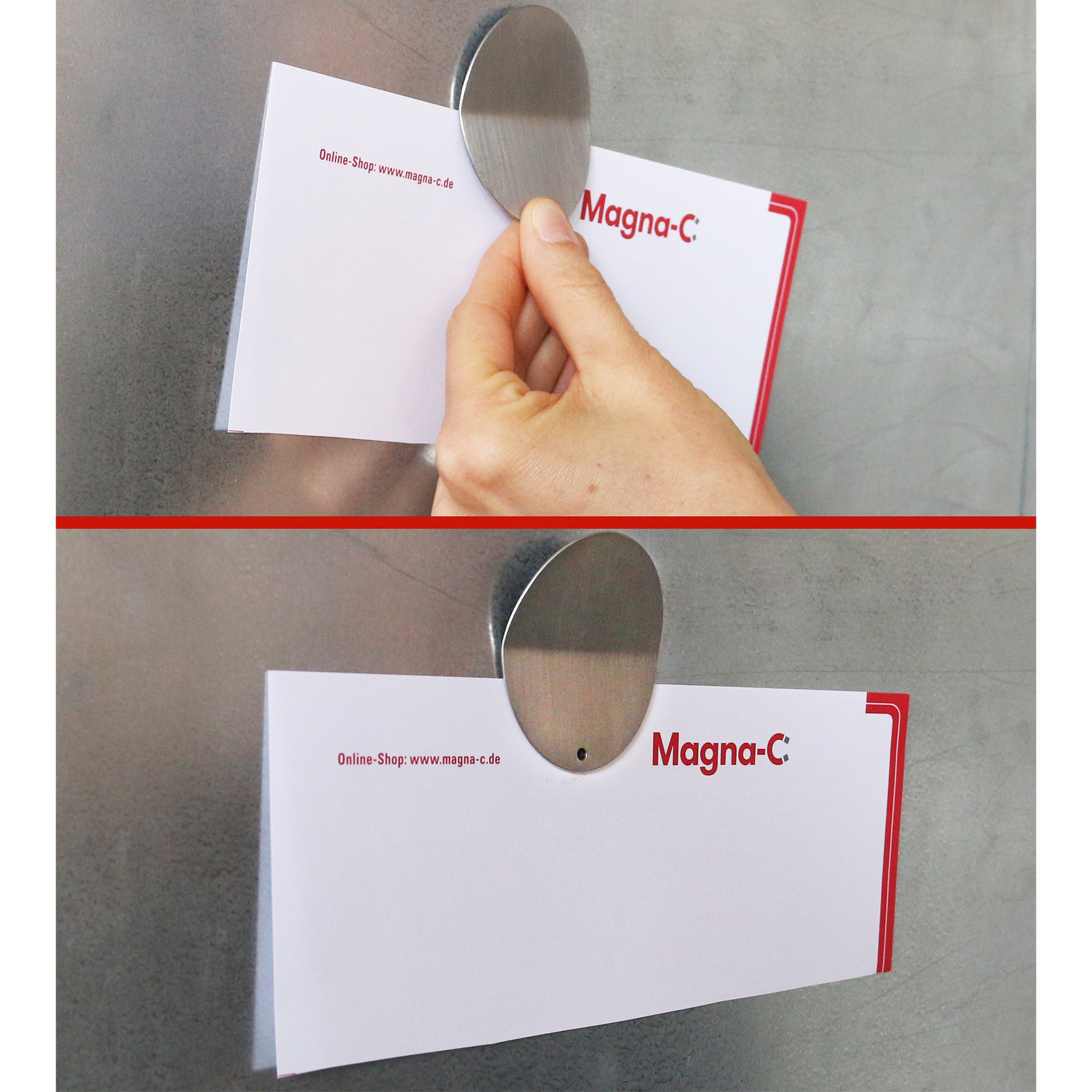 Klappbarer Organisationsmagnet Anwendung