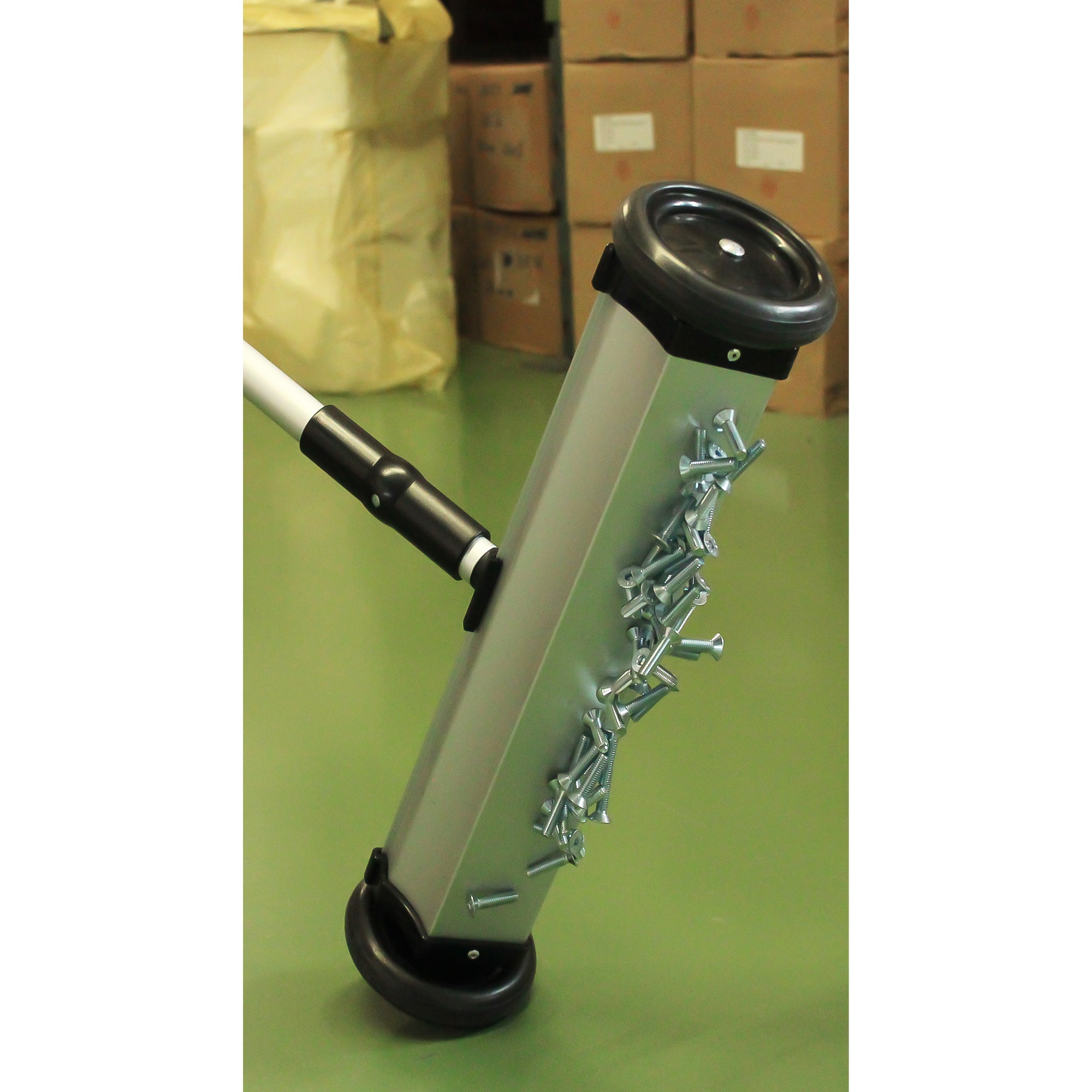 Hand-Magnetbesen Anwendung