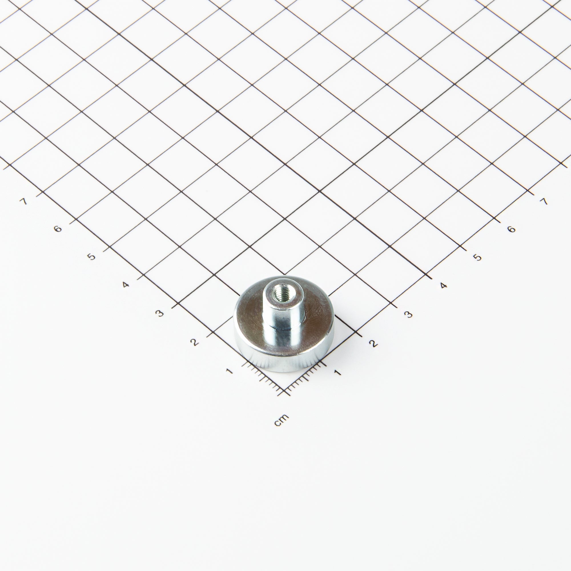 Neodym Topfmagnet mit Gewindebuchse Ø20x6mm