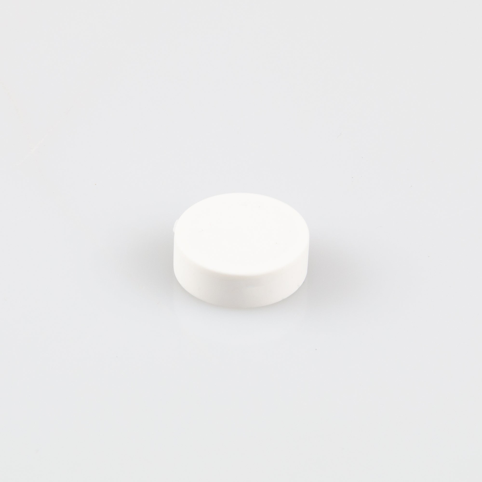 Gummierter weißes Magnetsystem Ø18x6mm mit Innengewinde M4