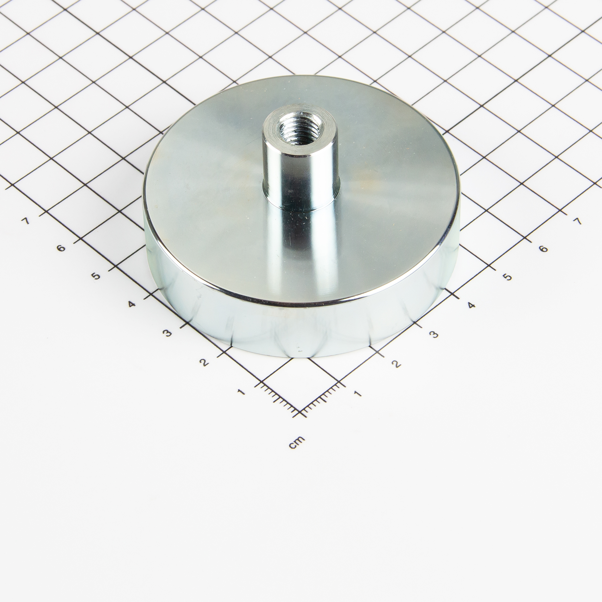 Neodym Topfmagnet mit Gewindebuchse Ø60x15mm