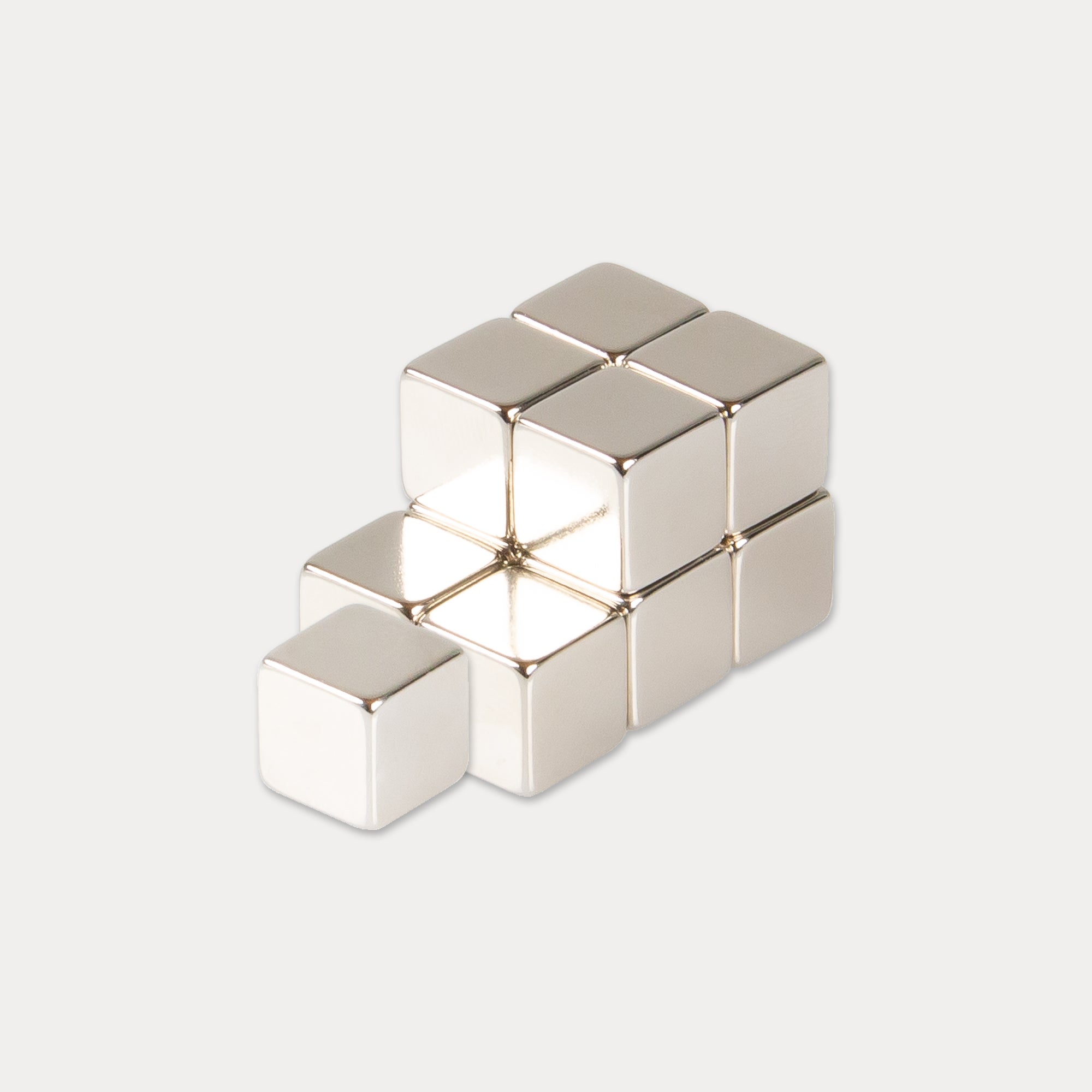 Blockmagnete aus Neodym mit der Abmessung 10x10x10mm