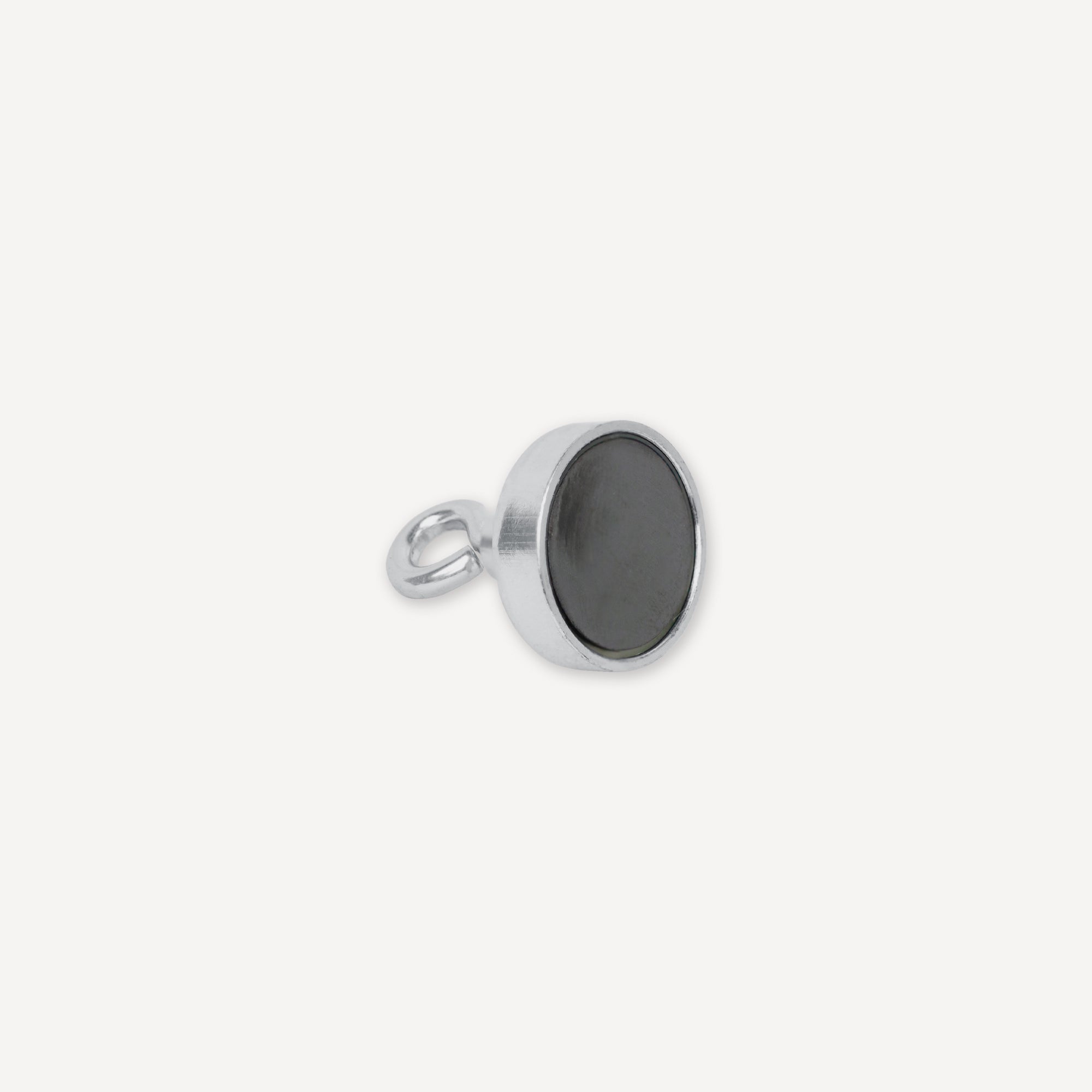 Hartferrit Flachgreifer Ø20x6mm mit Öse Haftfläche