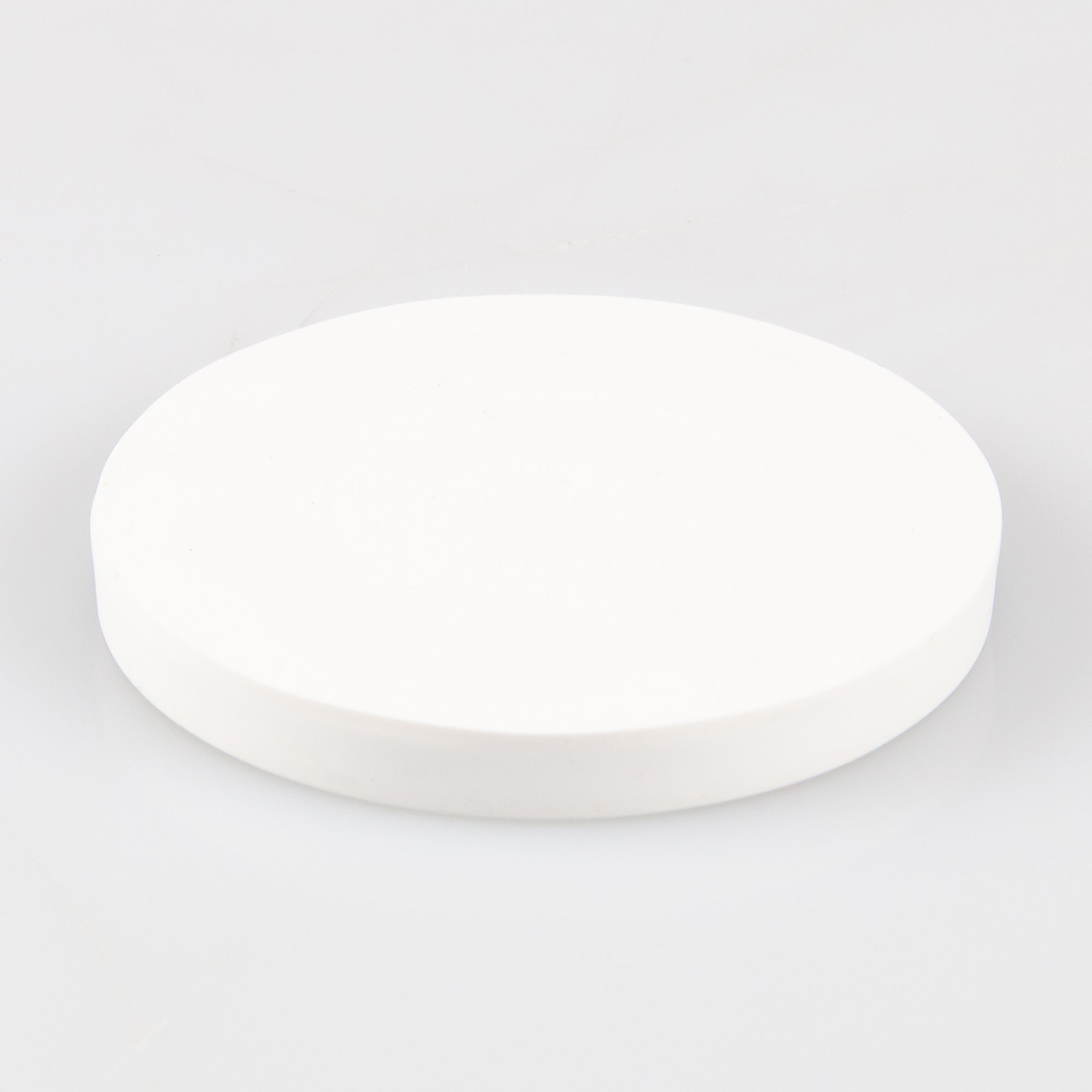 Gummiertes weißes Magnetsystem Ø66x8,5mm mit Innengewinde M6