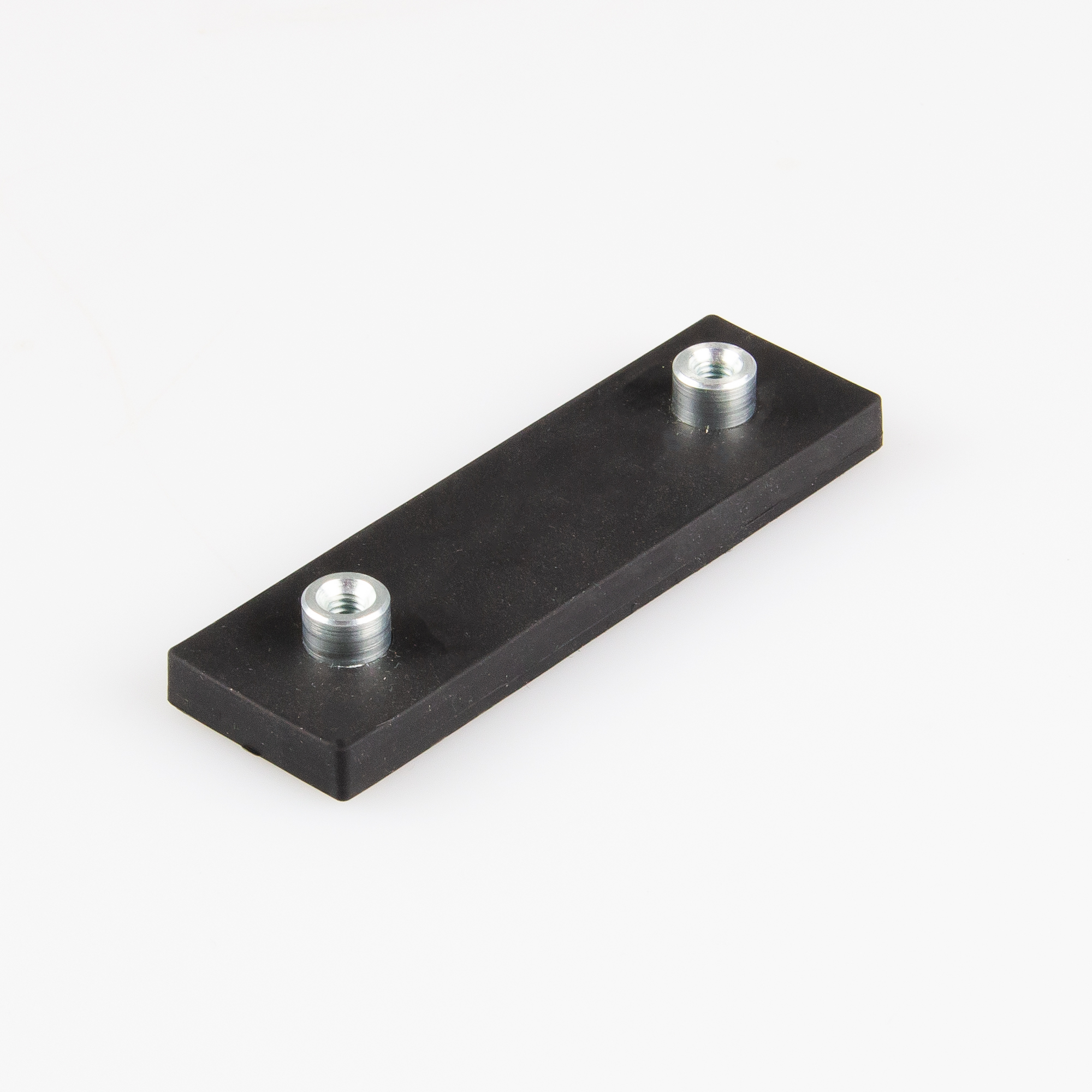 Gummierter Magnet mit Gewindebuchse M4