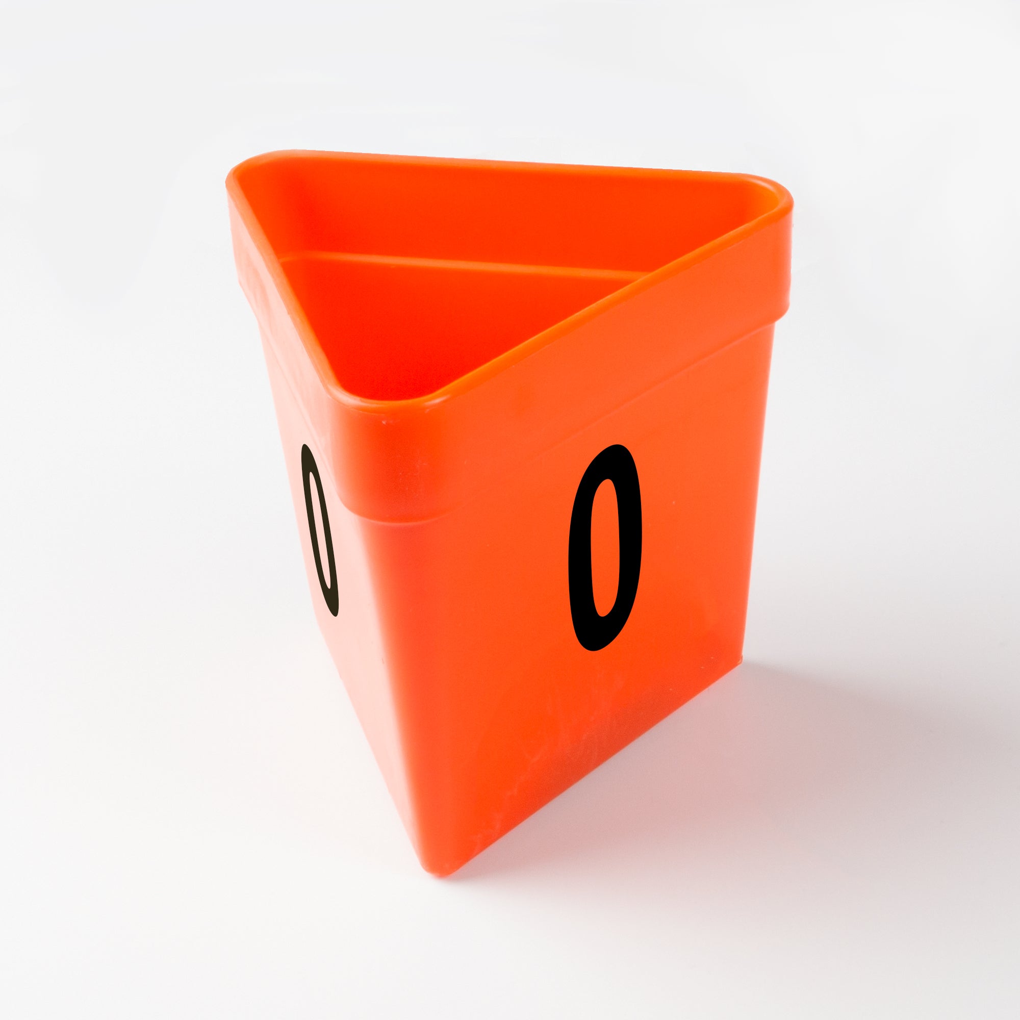 Zahlenträger mit Magnetfuß orange