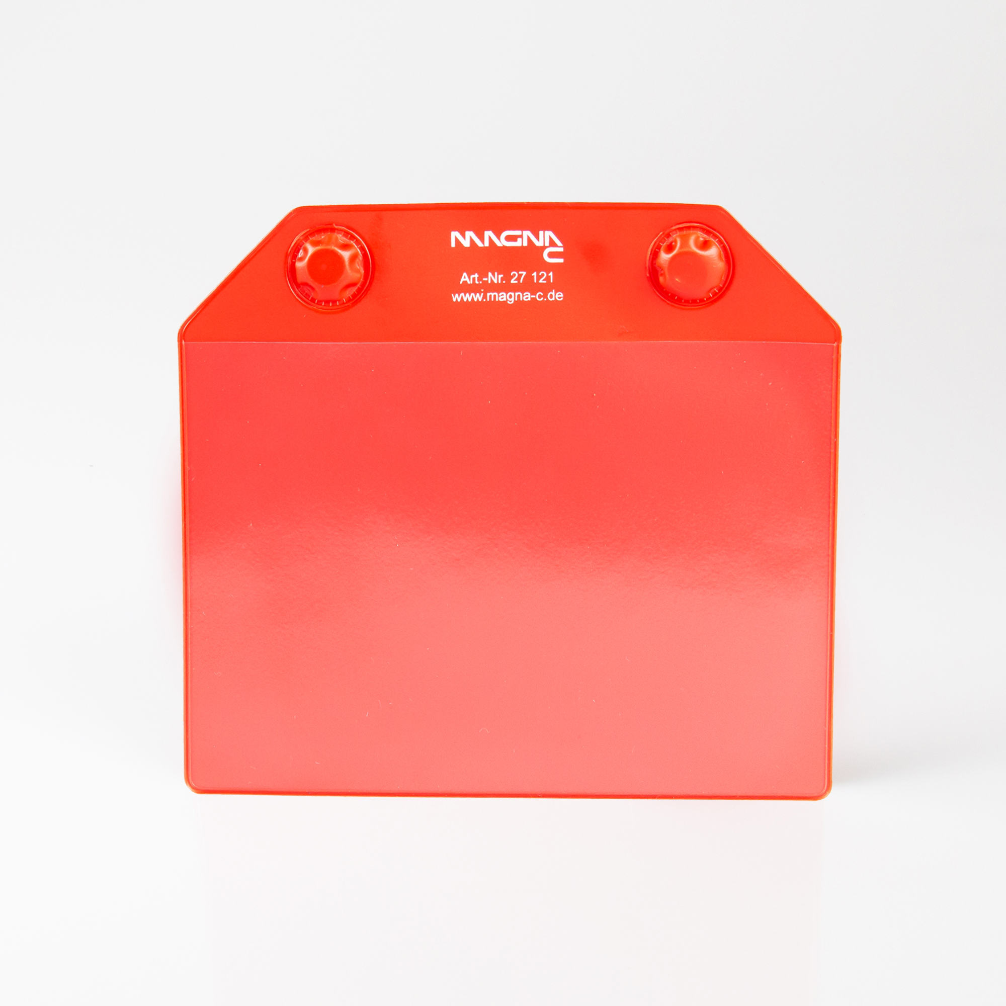 Magnettasche mit Neodym-Magneten DIN A6 rot