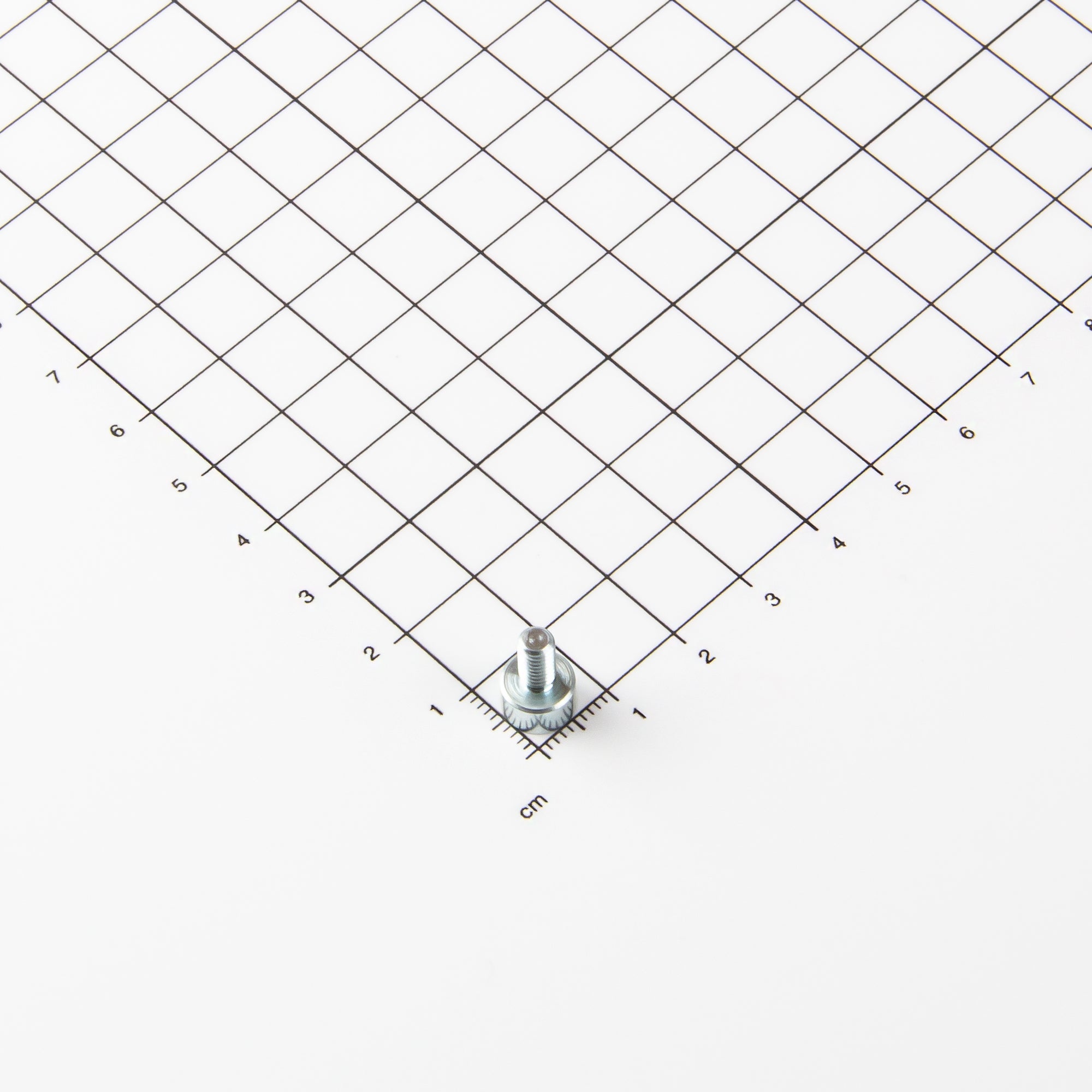 Neodym Flachgreifer mit Gewindezapfen M4 und der Abmessung Ø8x4,5mm