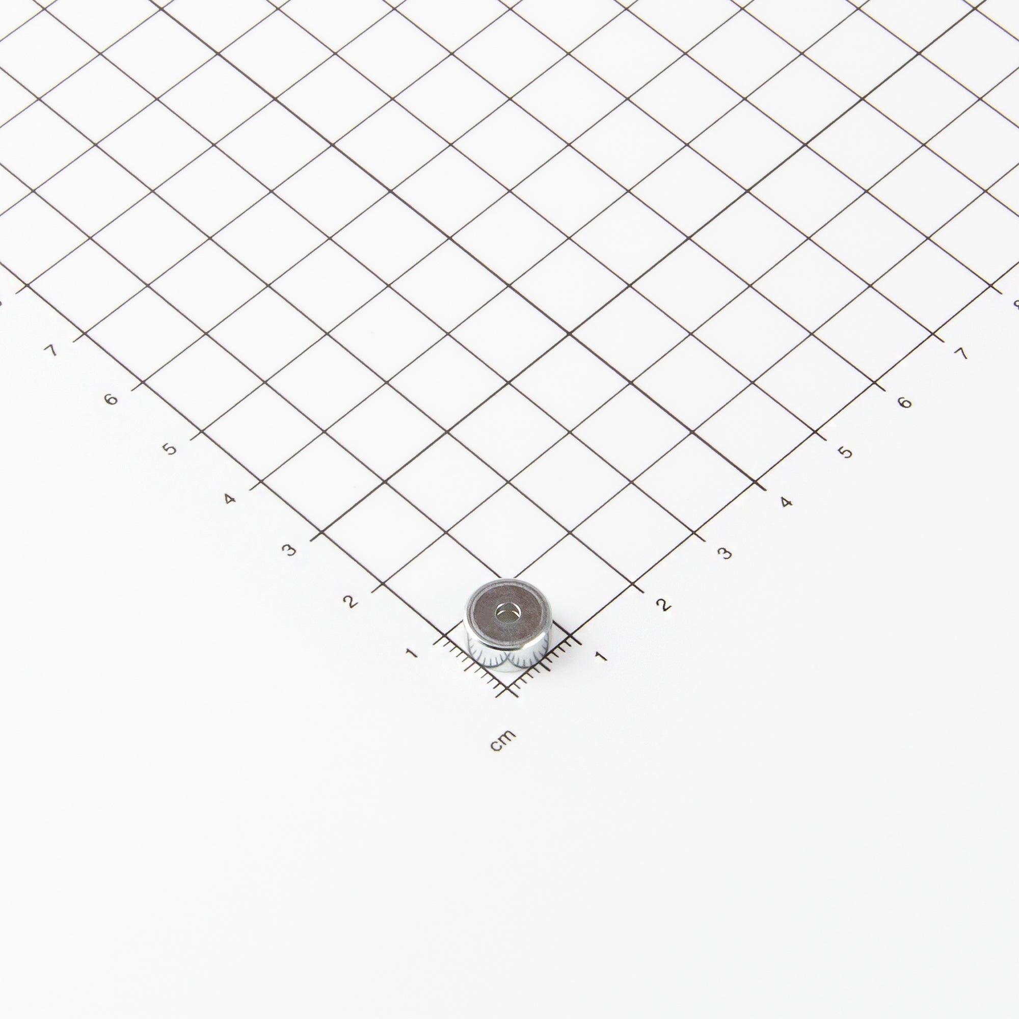 Neodym Flachgreifer Ø10x4,5mm mit konischer Senkung