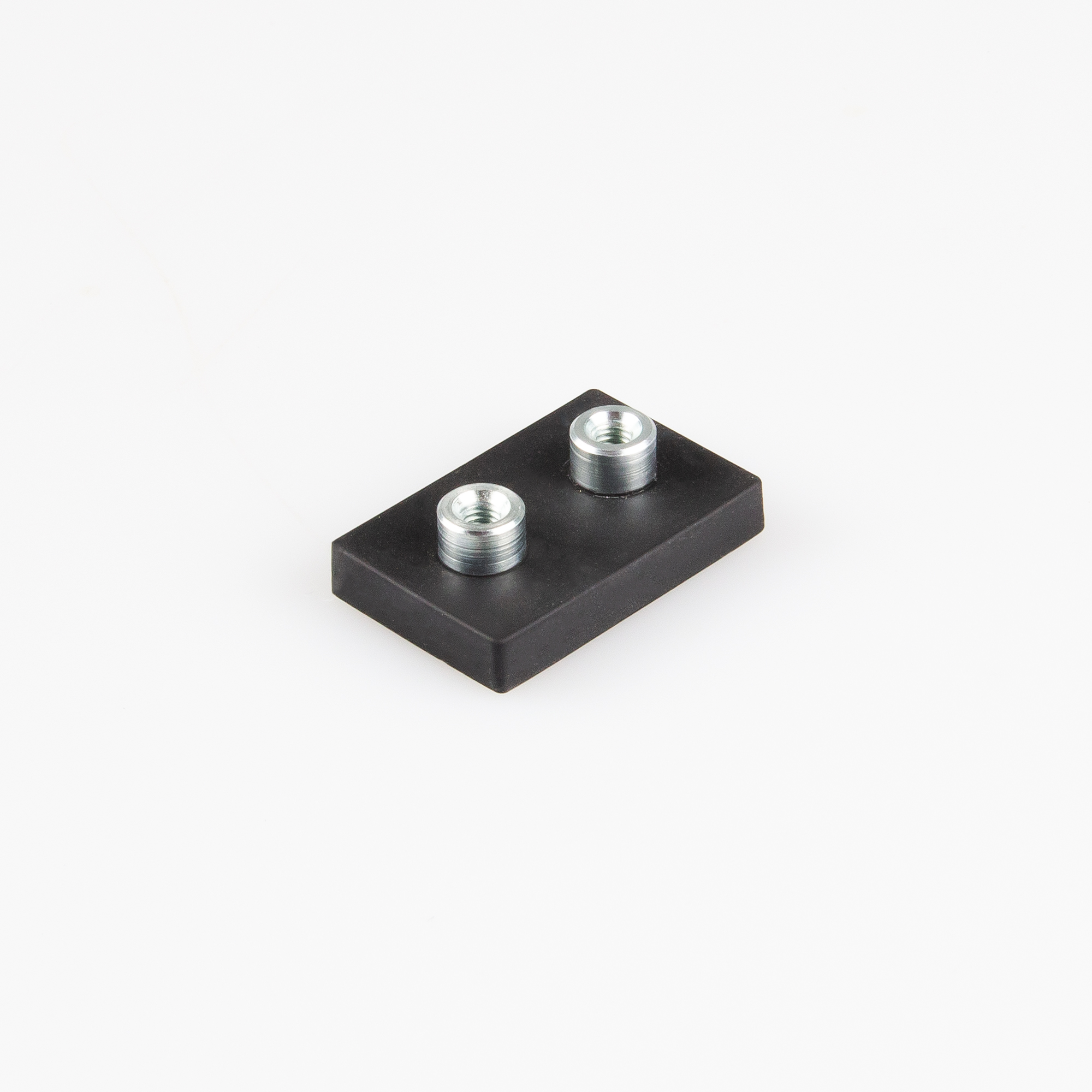 Gummierter Magnet mit Gewindebuchse M4