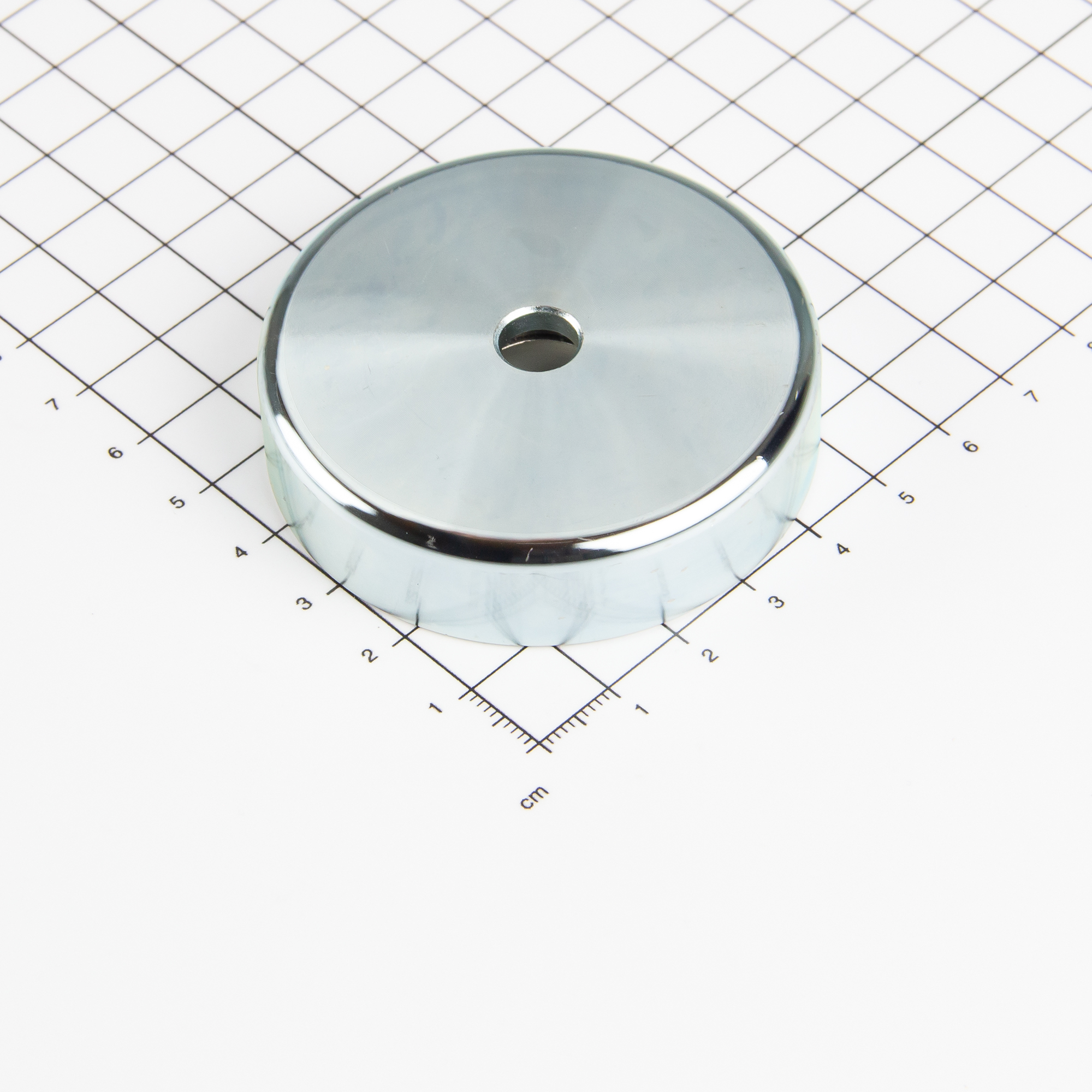 Neodym Topfmagnet Ø60x15mm mit zylindrischer Senkung