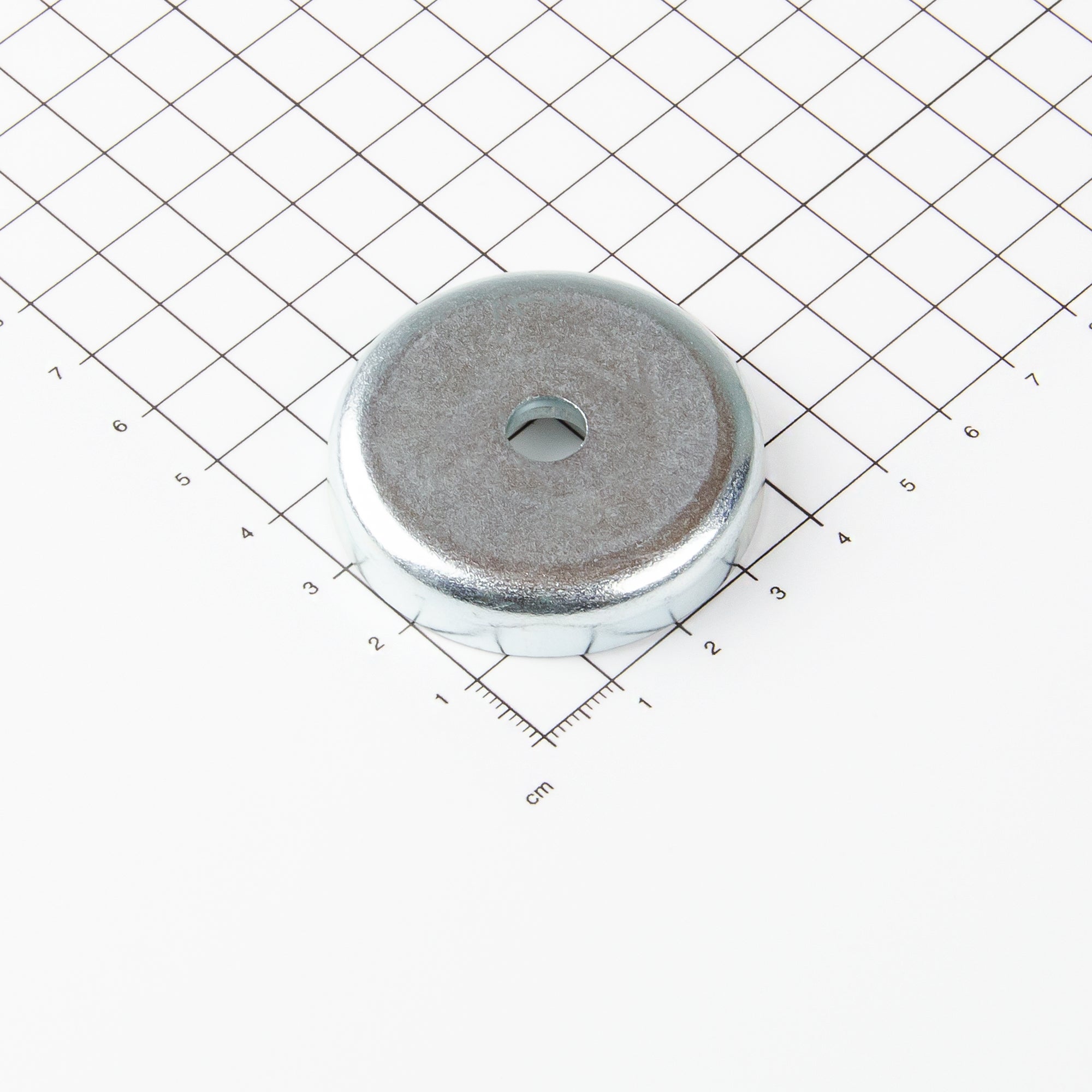 Neodym Flachgreifer Ø47x9,2mm mit konischer Senkung