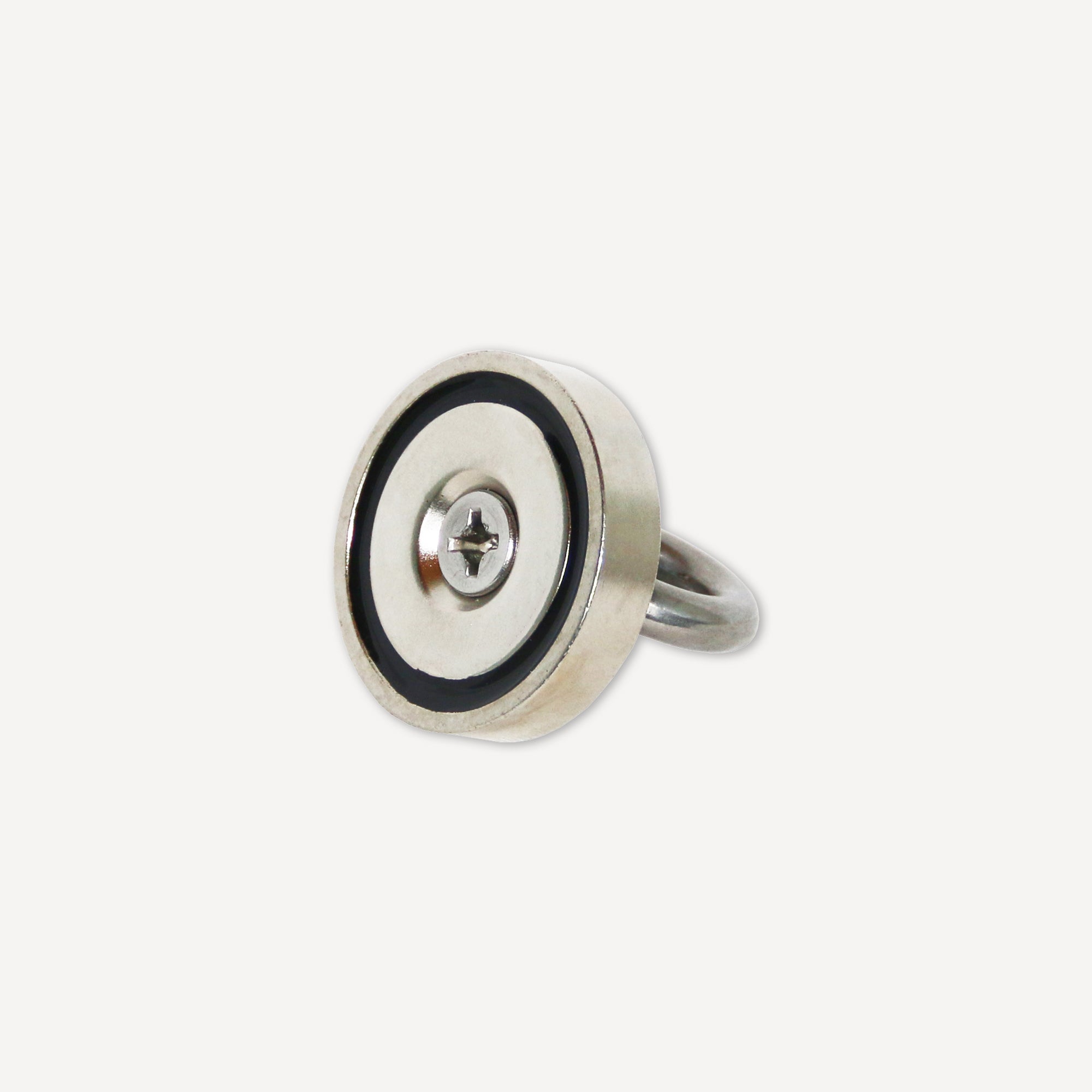 Neodym-Flachgreifer Ø25x7,7mm mit Öse Haftfläche