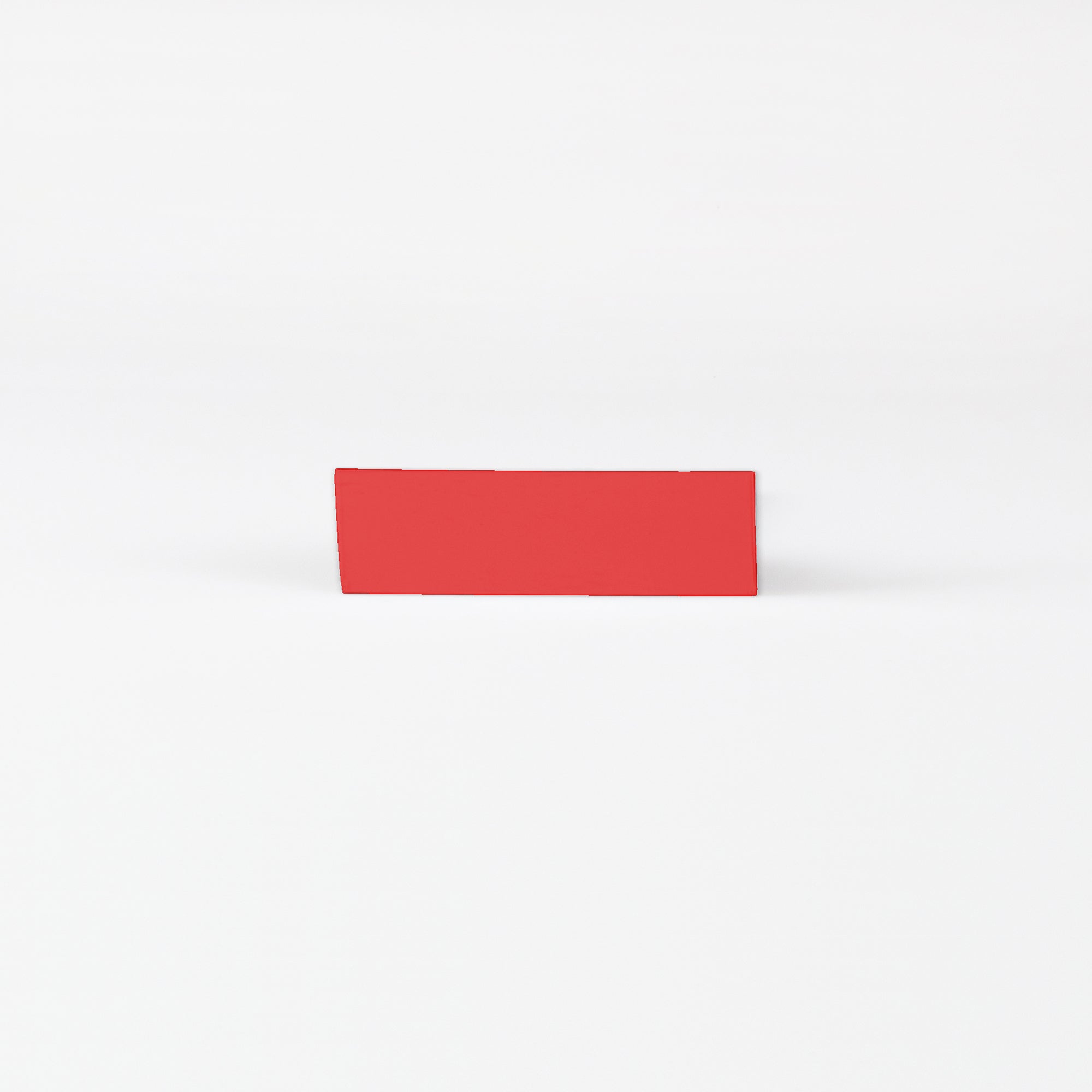 Rotes Magnetschild zum Beschriften 70x10mm