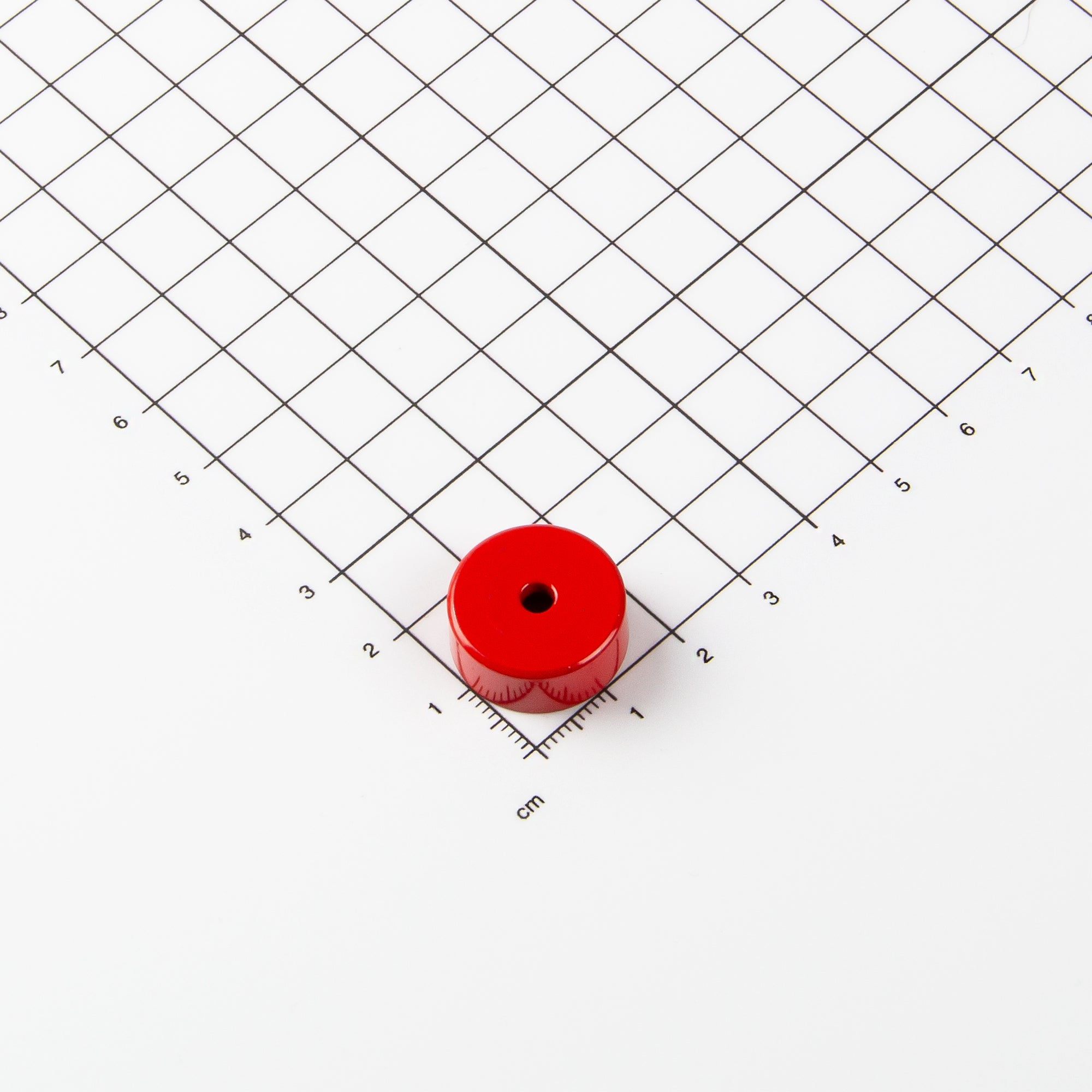 AlNiCo Flachgreifer Ø19x8mm mit konischer Senkung