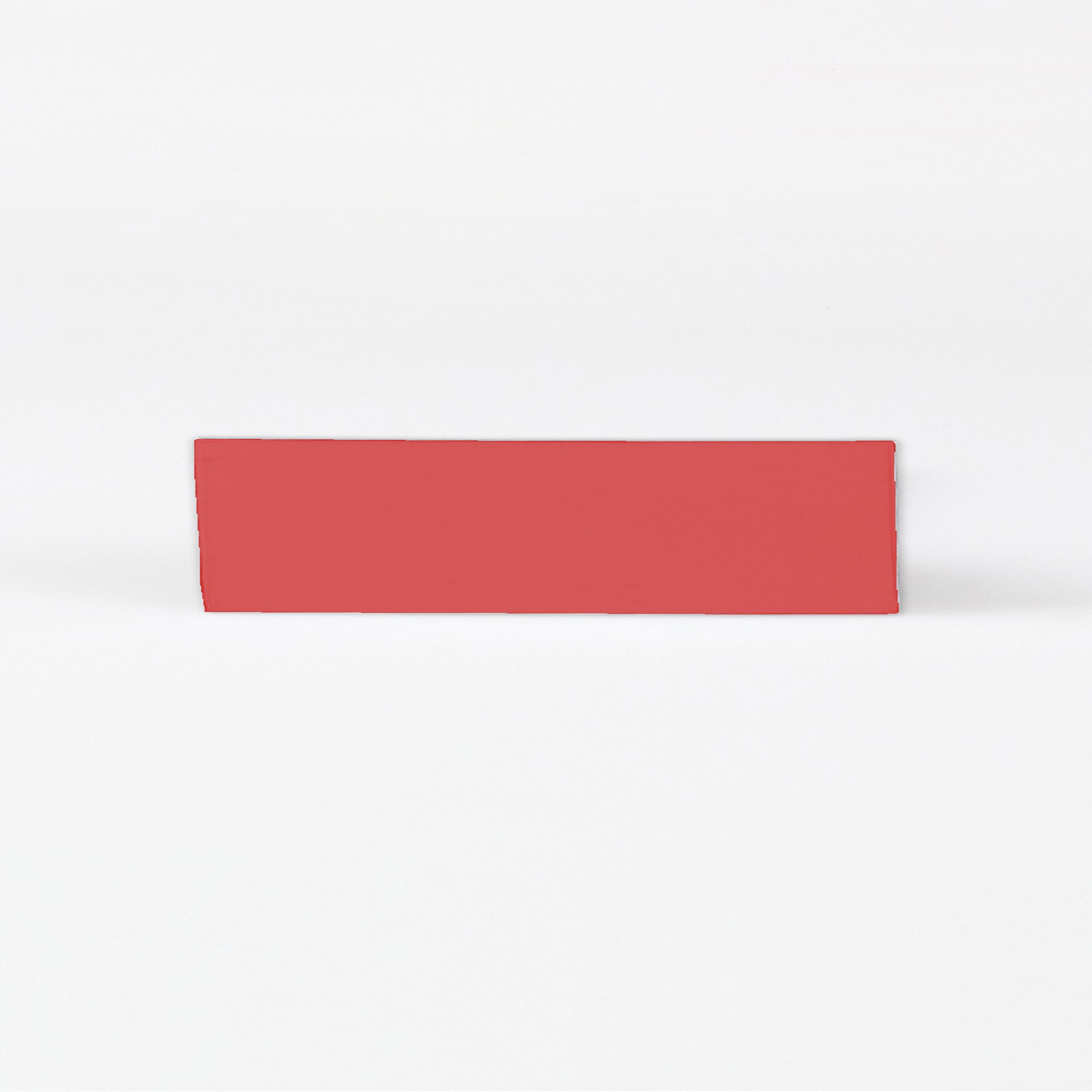 Rotes Magnetschild zum Beschriften 100x20mm