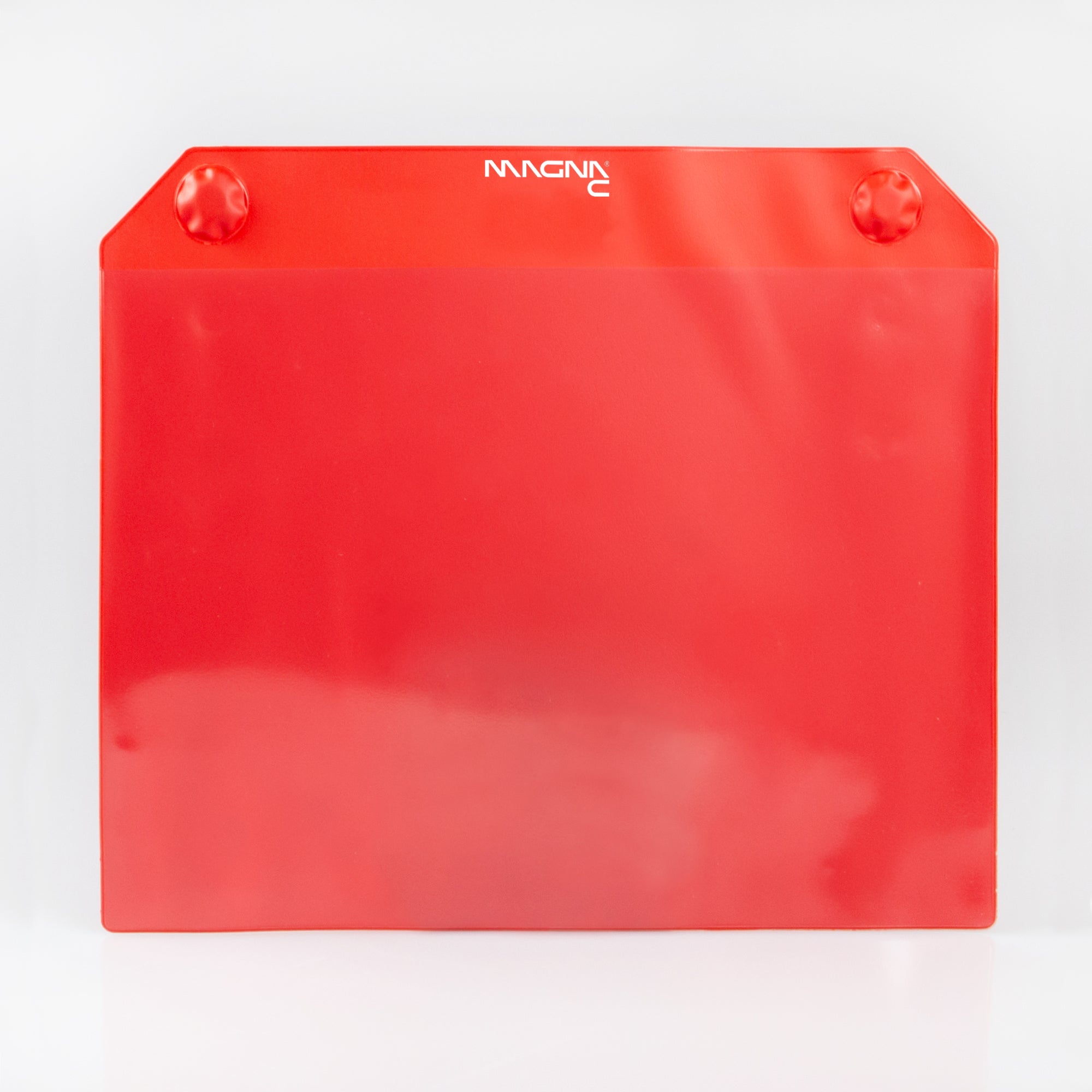 Magnettasche rot 220x300mm mit Neodym-Magneten für DIN A4