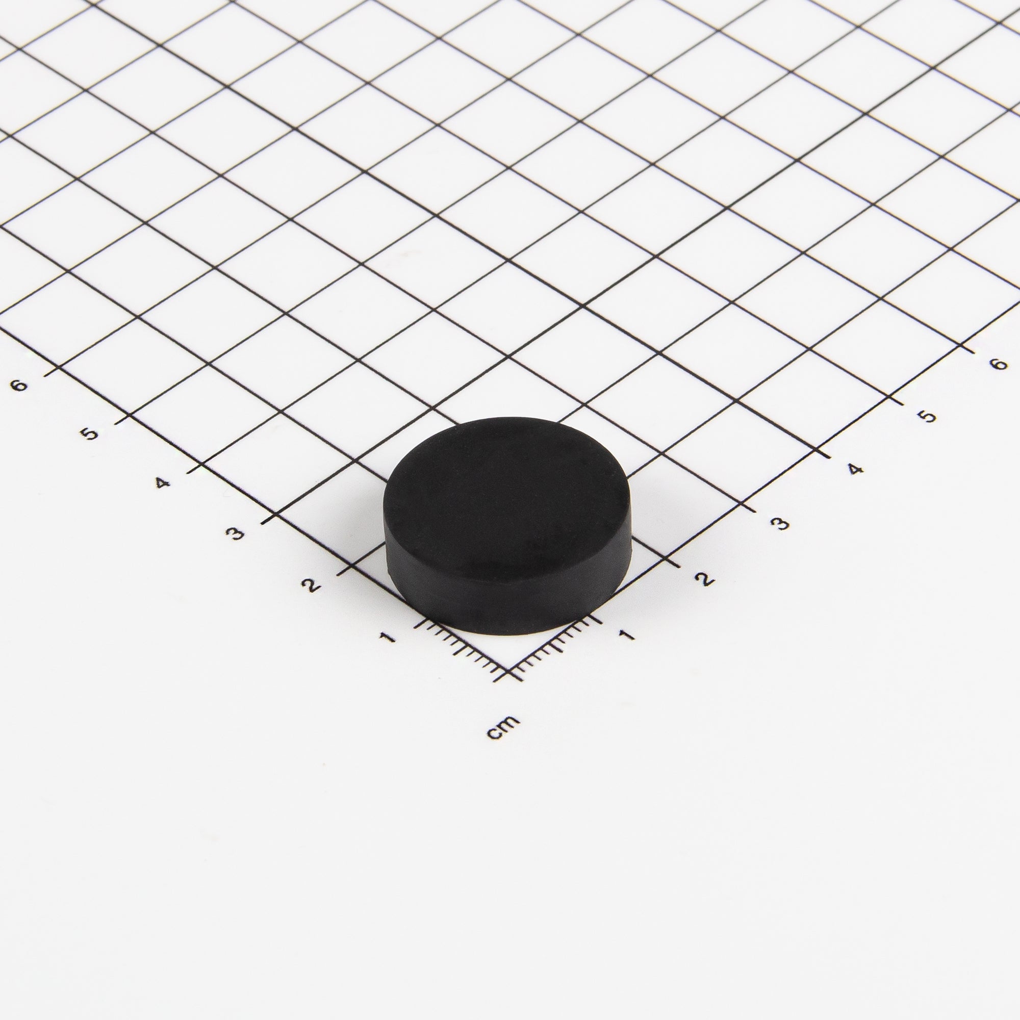 Neodym-Scheibenmagnet gummiert Ø22x6,4mm