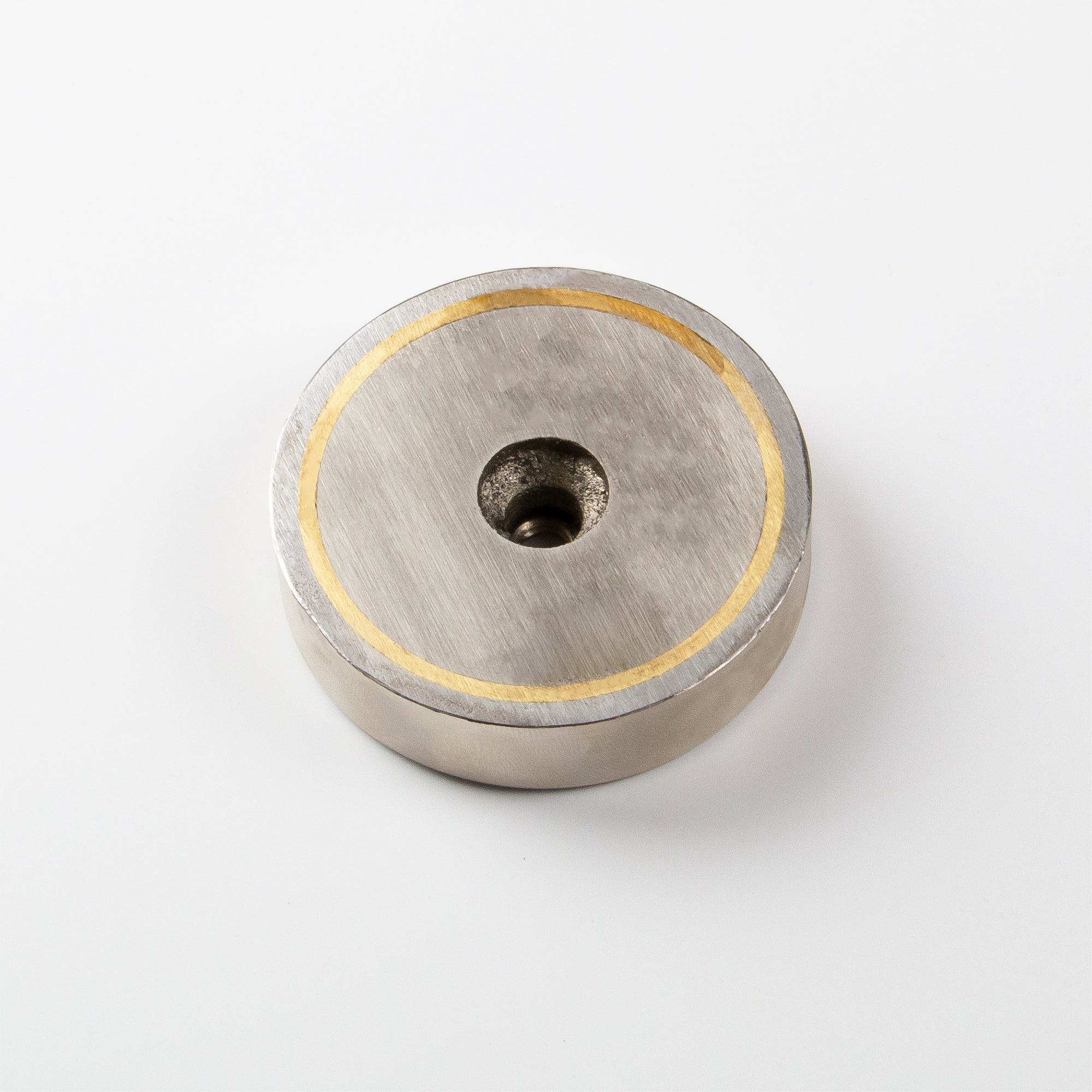 AlNiCo Flachgreifer Ø60x15mm mit konischer Senkung Haftfläche