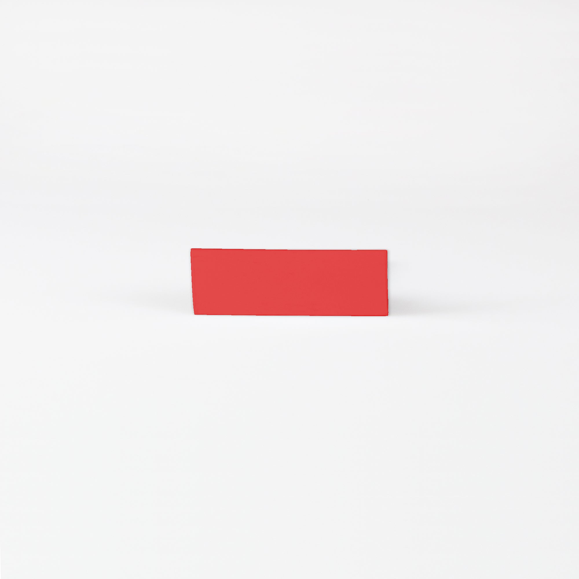 Rotes Magnetschild zum Beschriften 60x10mm