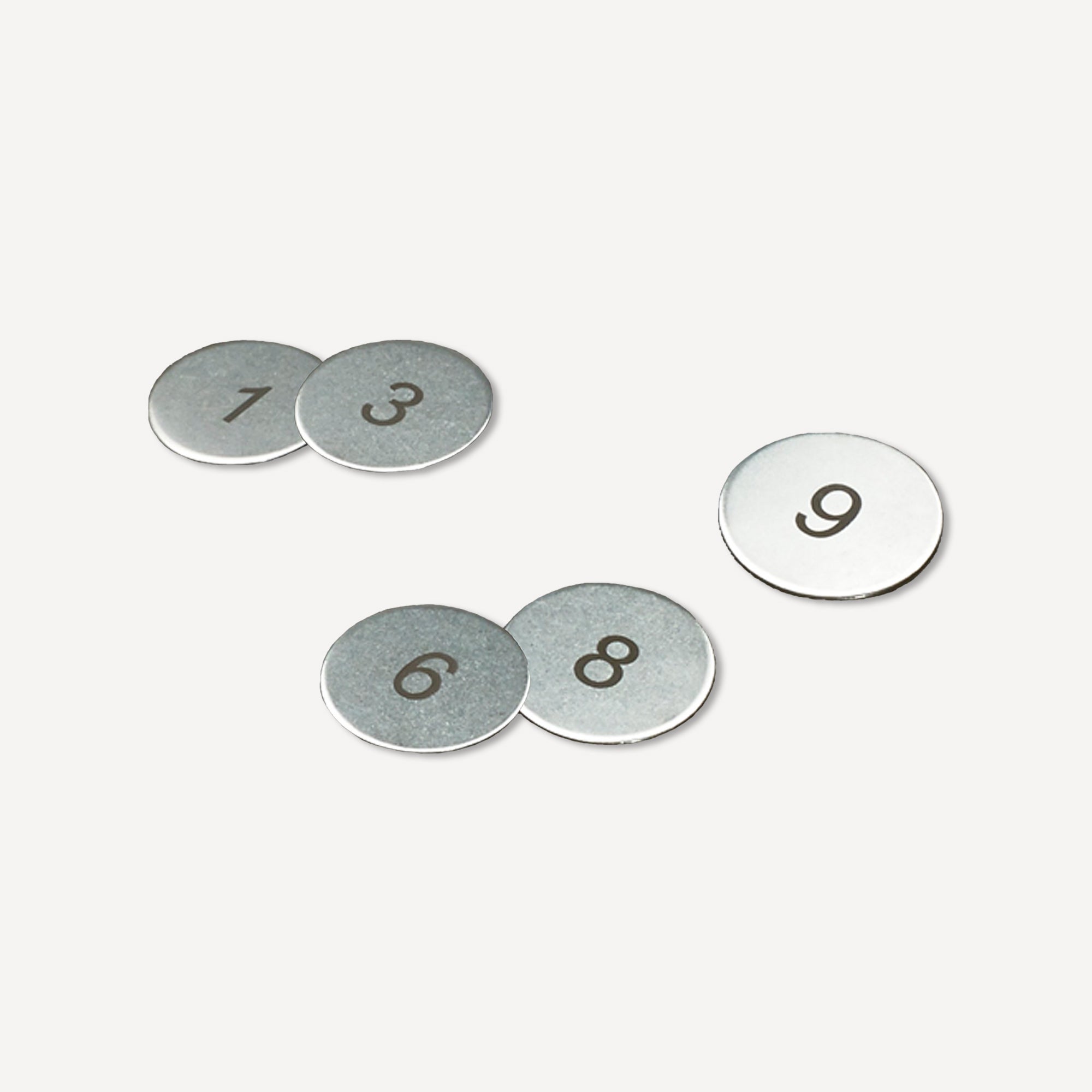 Diebstahlsichere Stuhlnummerierung Ø25mm