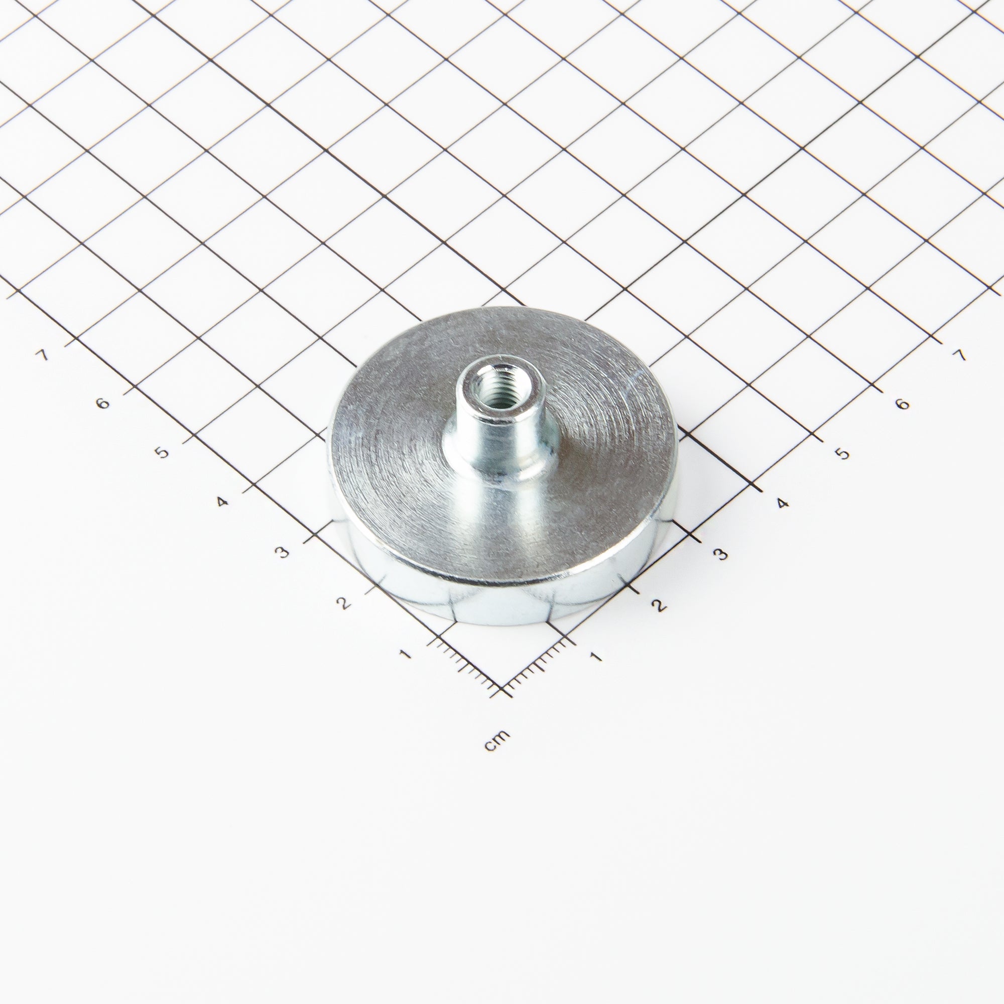 Neodym Topfmagnet mit Gewindebuchse Ø40x8mm
