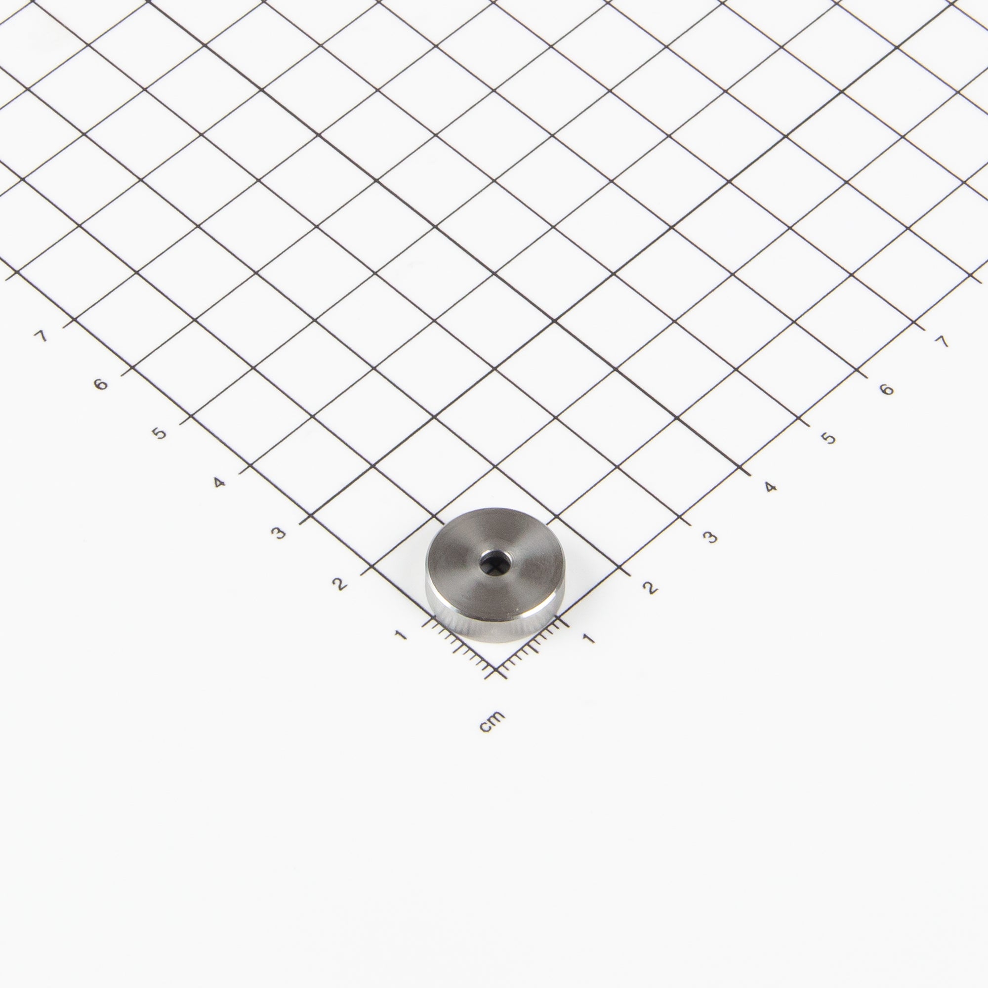 Samarium-Cobalt Flachgreifer Ø16x4,5mm mit zylindrischer Senkung