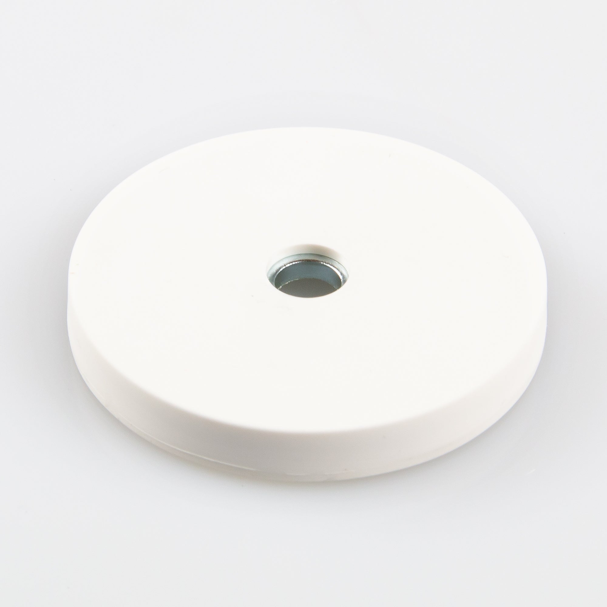 Gummierter Magnet Ø57x7,6mm mit zylindrischer Senkung