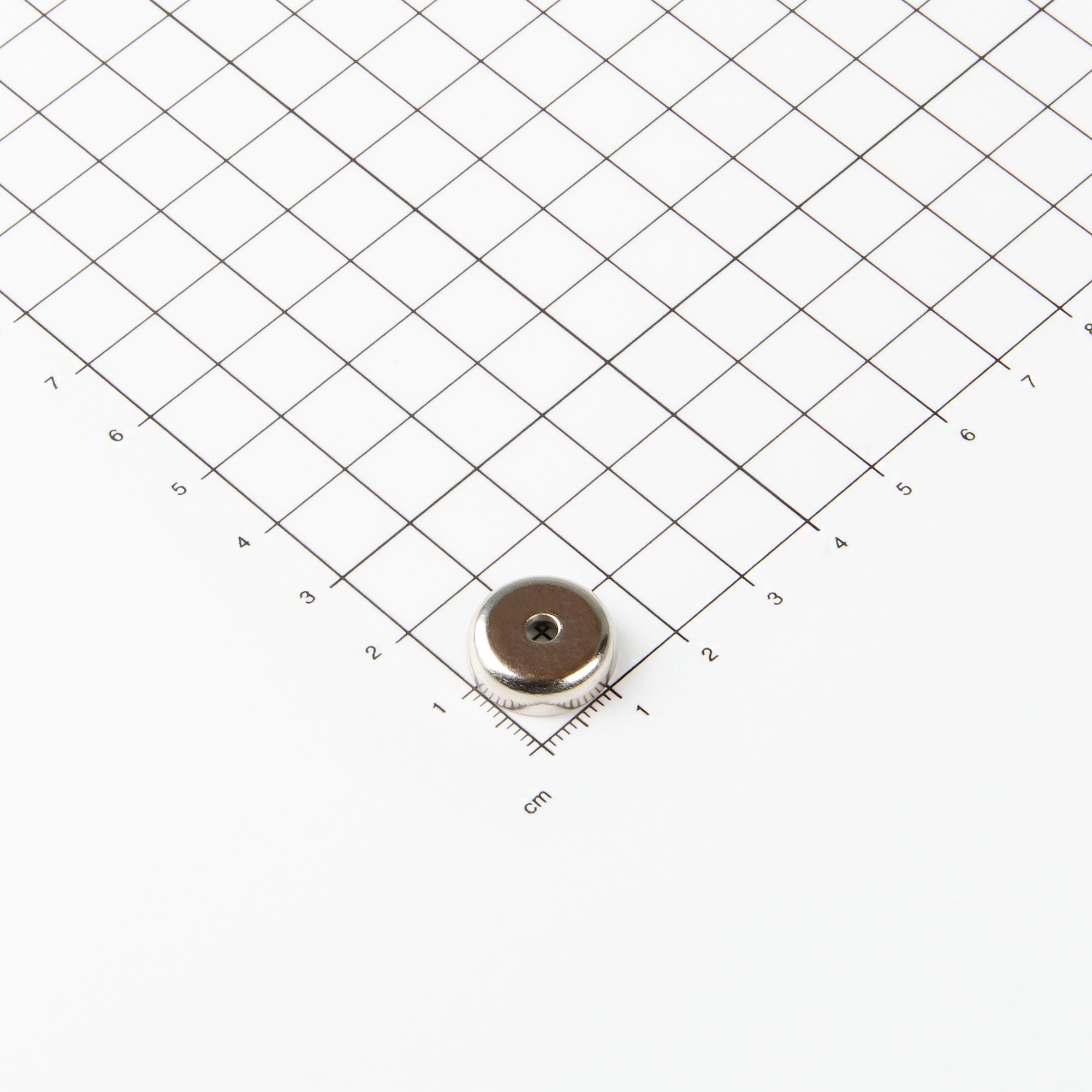 Neodym Topfmagnet Ø16x5mm mit zylindrischer Senkung