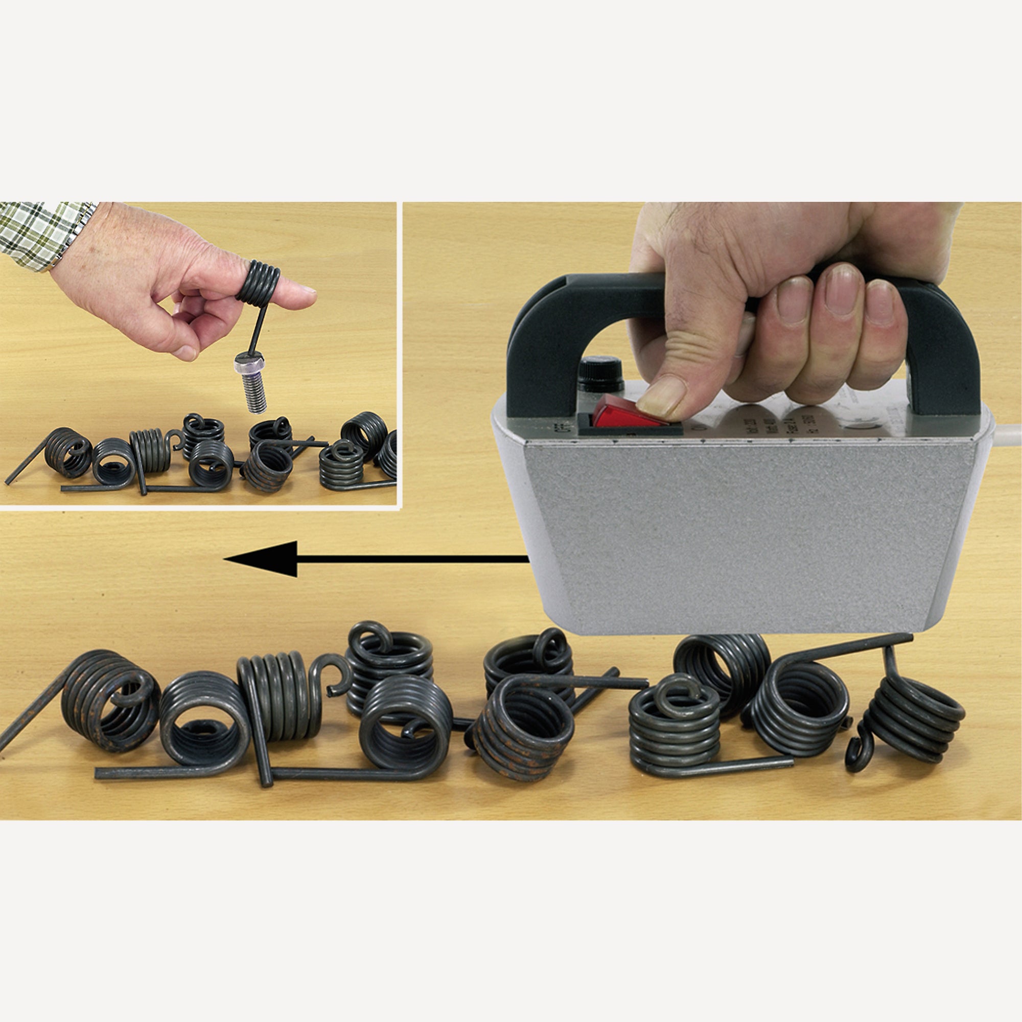 Handentmagnetisiergerät Anwendung