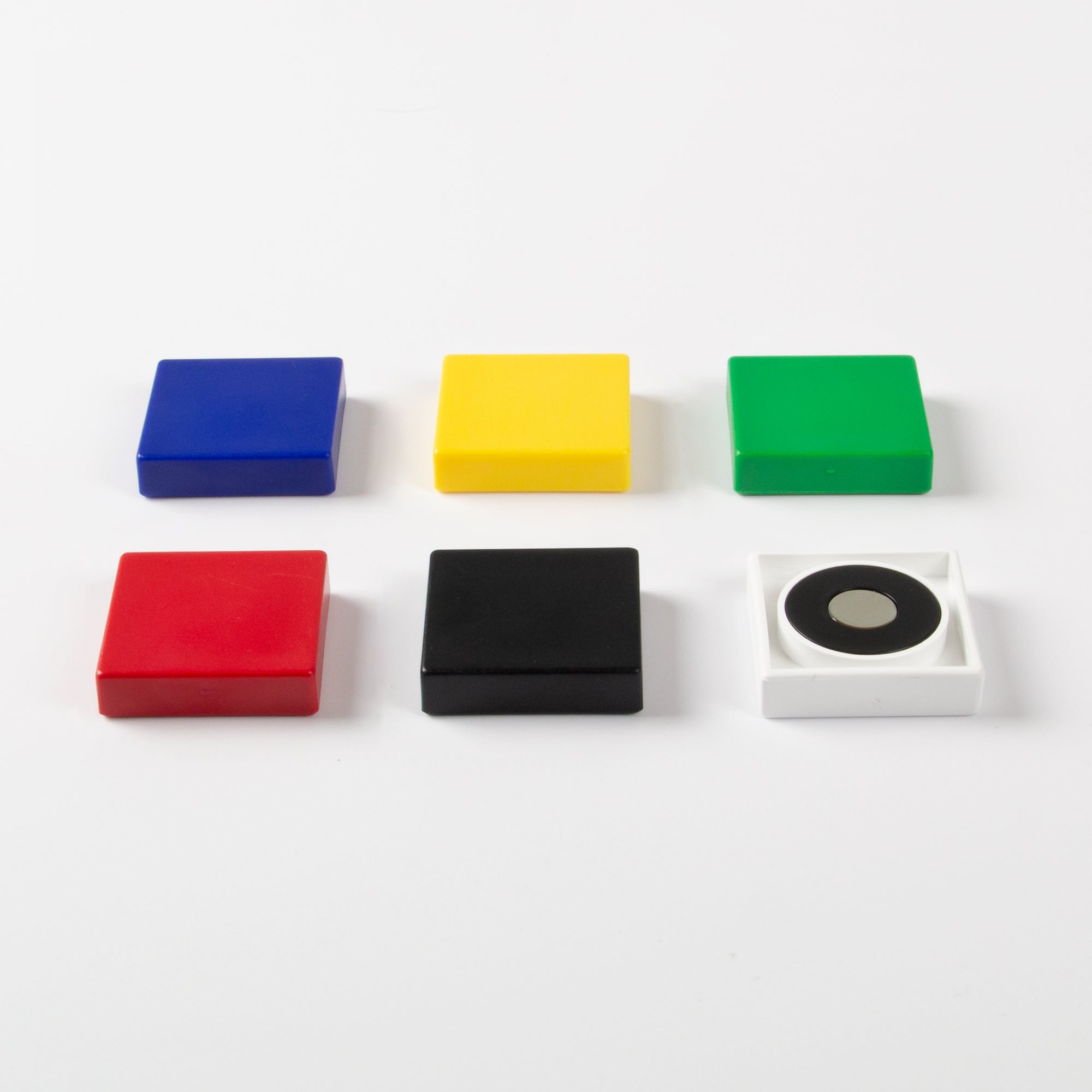 Farbige Magnete mit Neodym 35x35mm