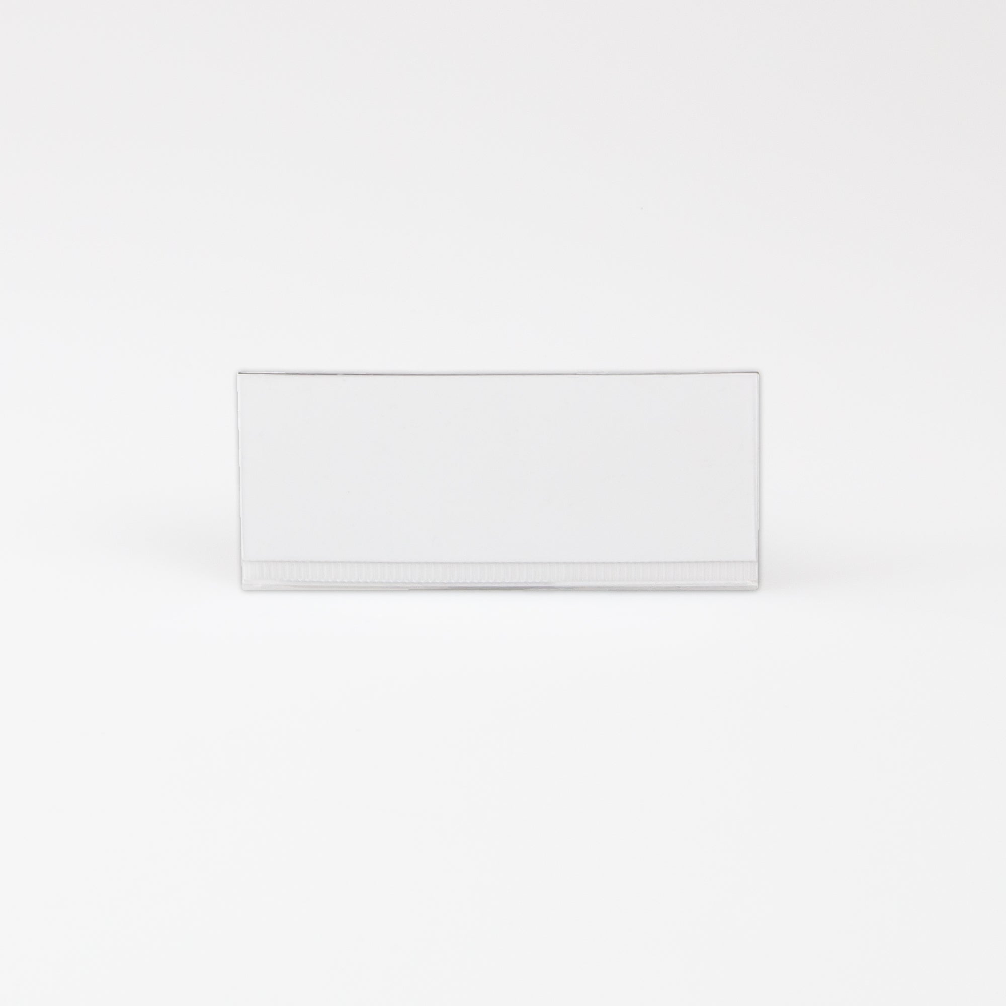 Klarsichtmagnetschild seitlich und oben offen 75x30mm 