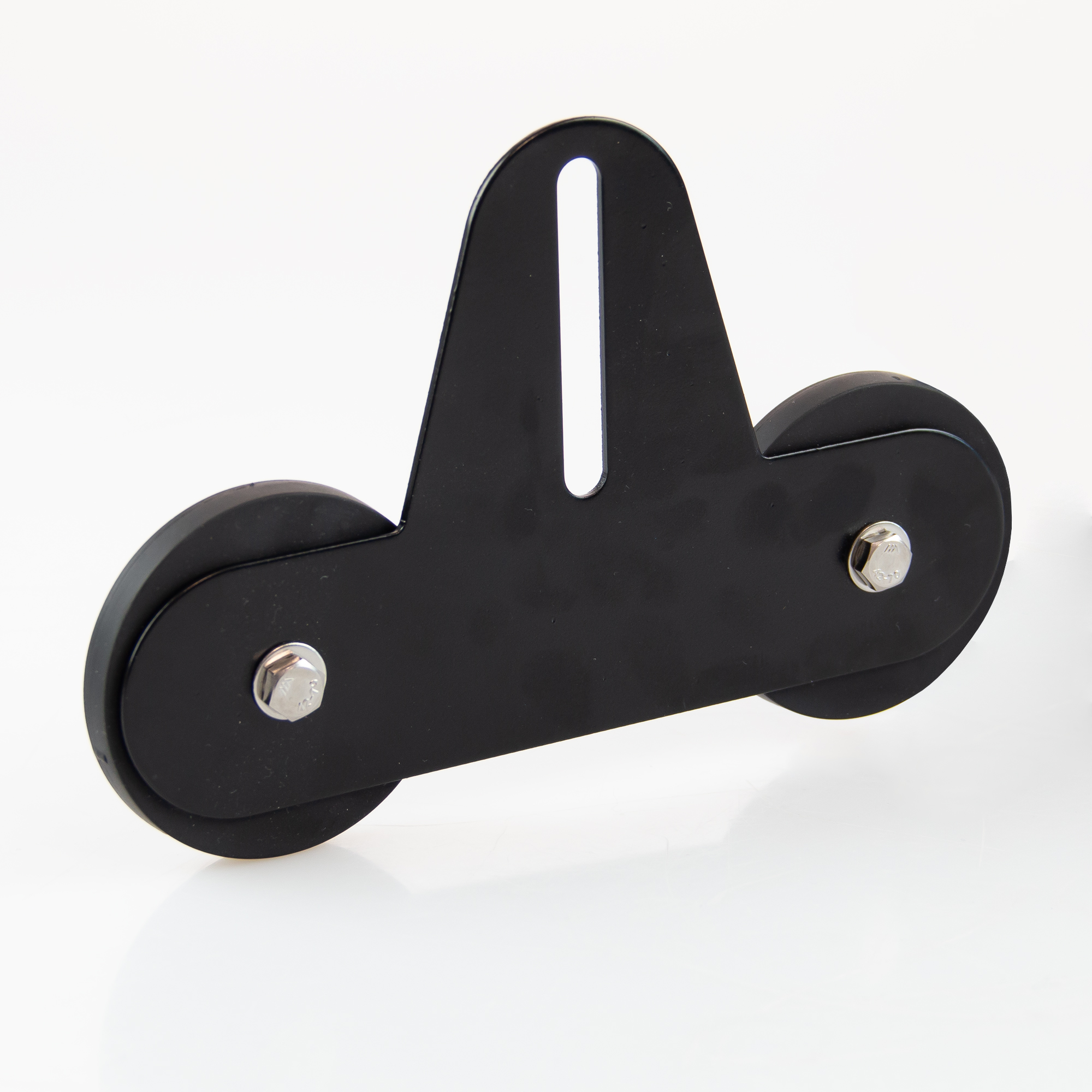 Magnetfuss mit Montagehalterung und 2 gummierten Magneten Ø66mm