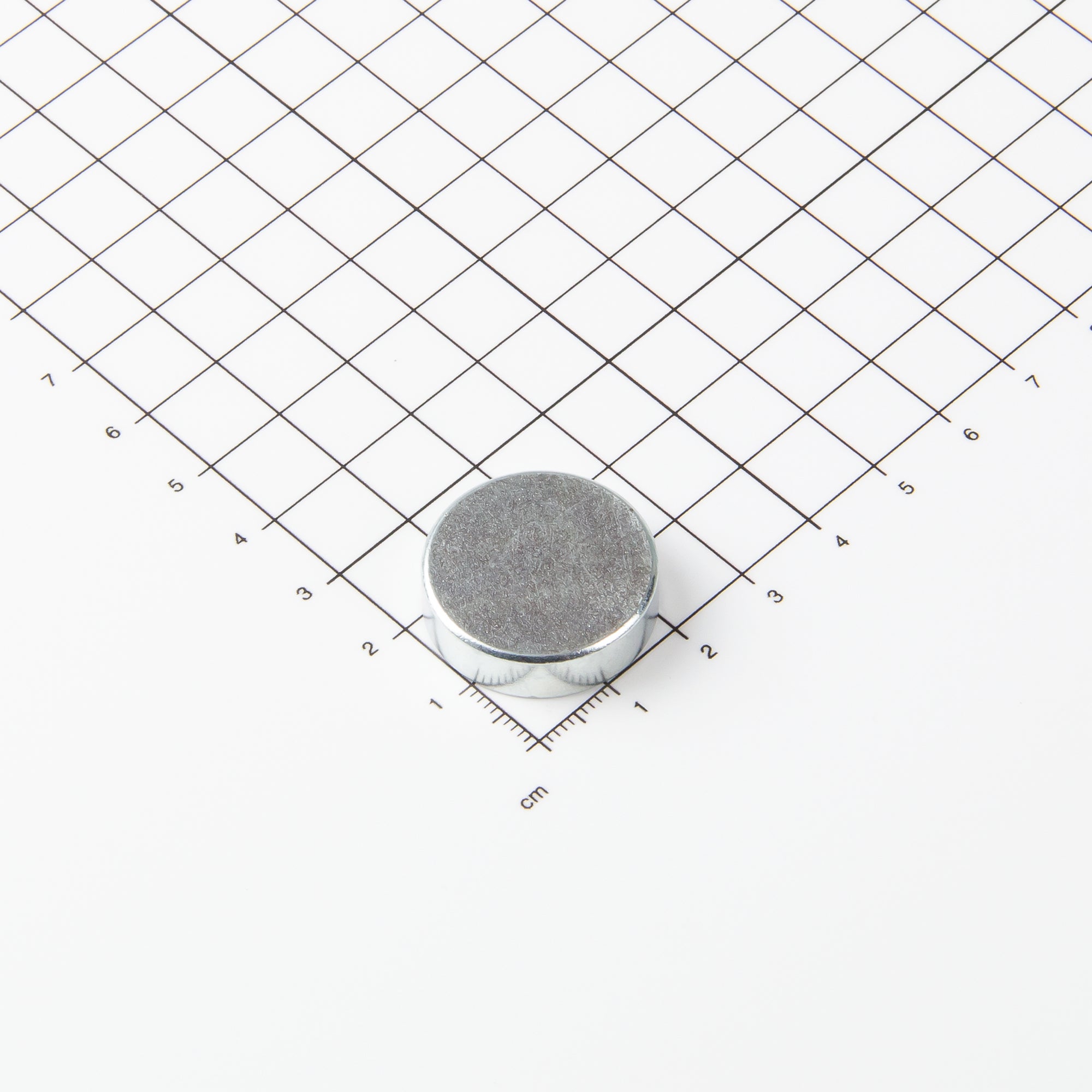 Flachgreifer aus Samarium-Cobalt Ø25x7mm ohne Gewinde