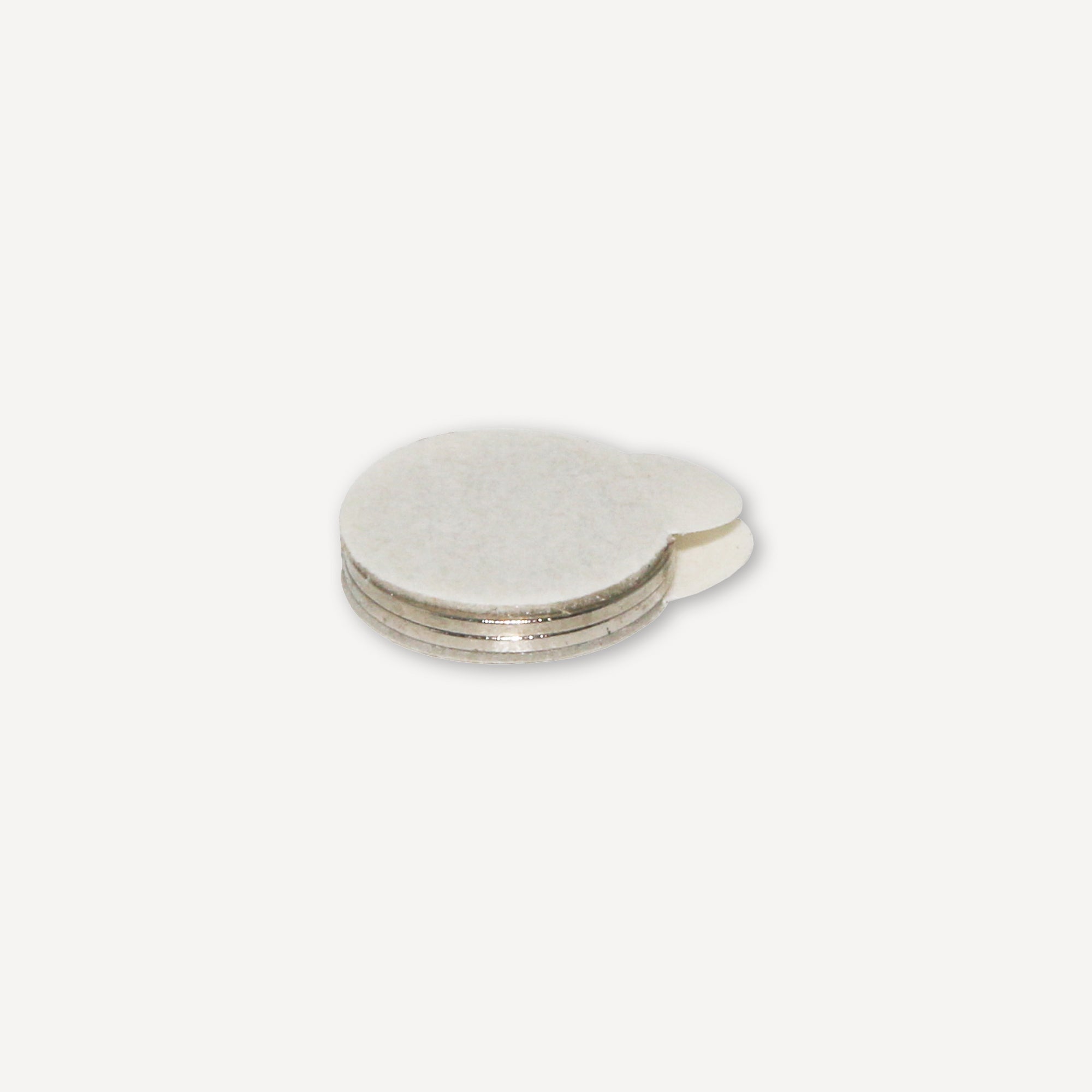 Selbstklebender Scheibenmagnet aus Neodym mit der Abmessung Ø10x0,6mm
