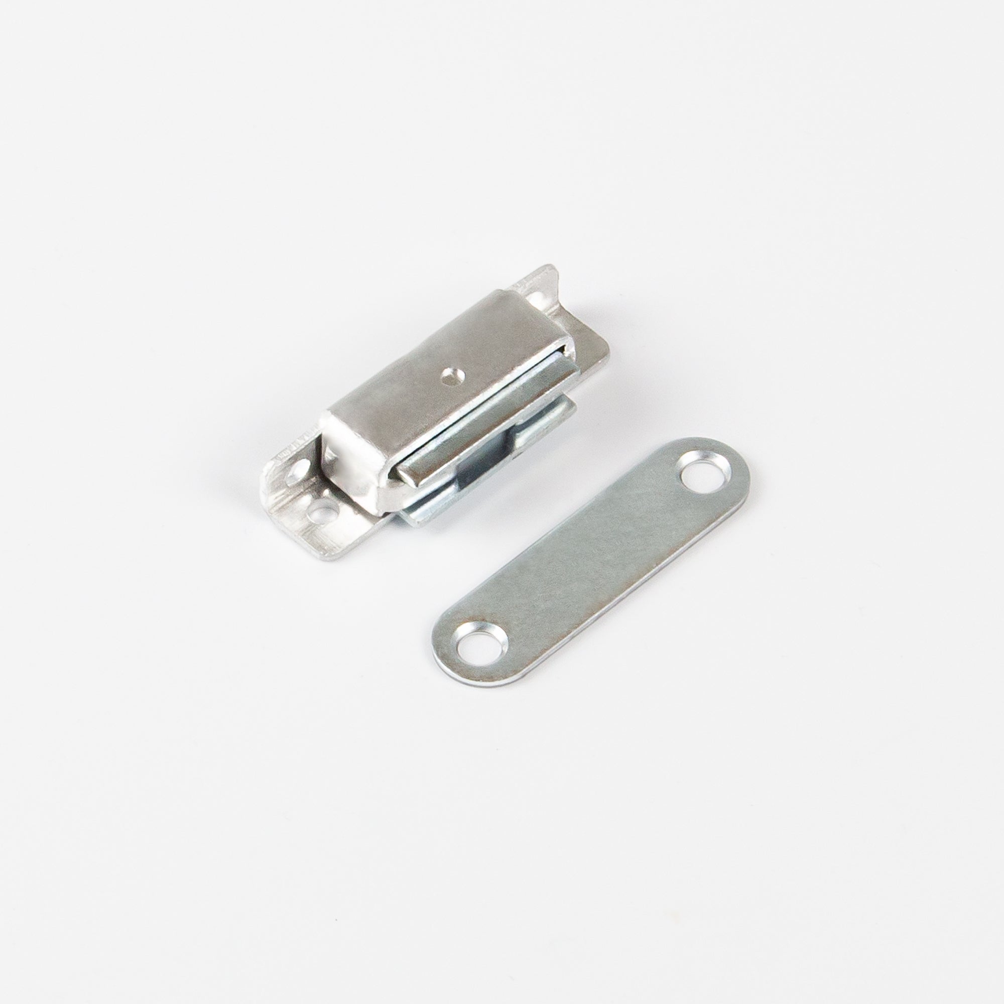 Magnetschnäpper mit Aluminiumgehäuse 45x11,5x14,5mm und Gegenplatte