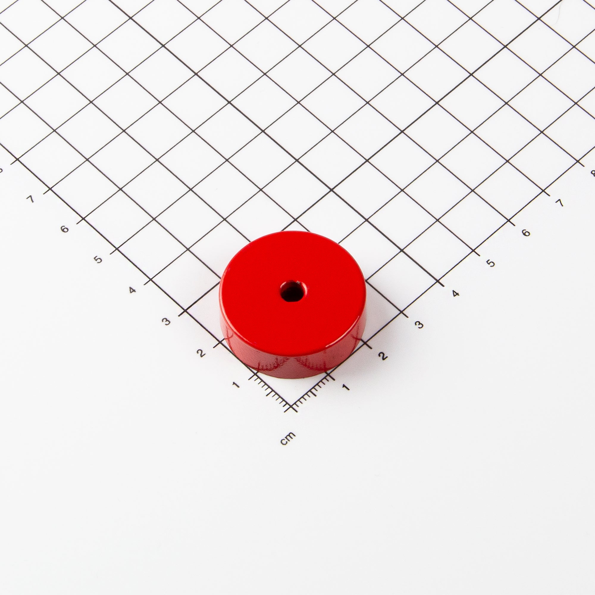 AlNiCo Flachgreifer Ø29x9,5mm mit konischer Senkung
