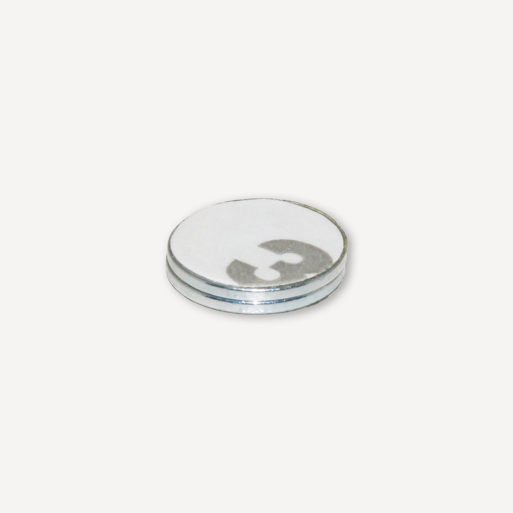 Selbstklebender Scheibenmagnet aus Neodym mit der Abmessung Ø12x1mm