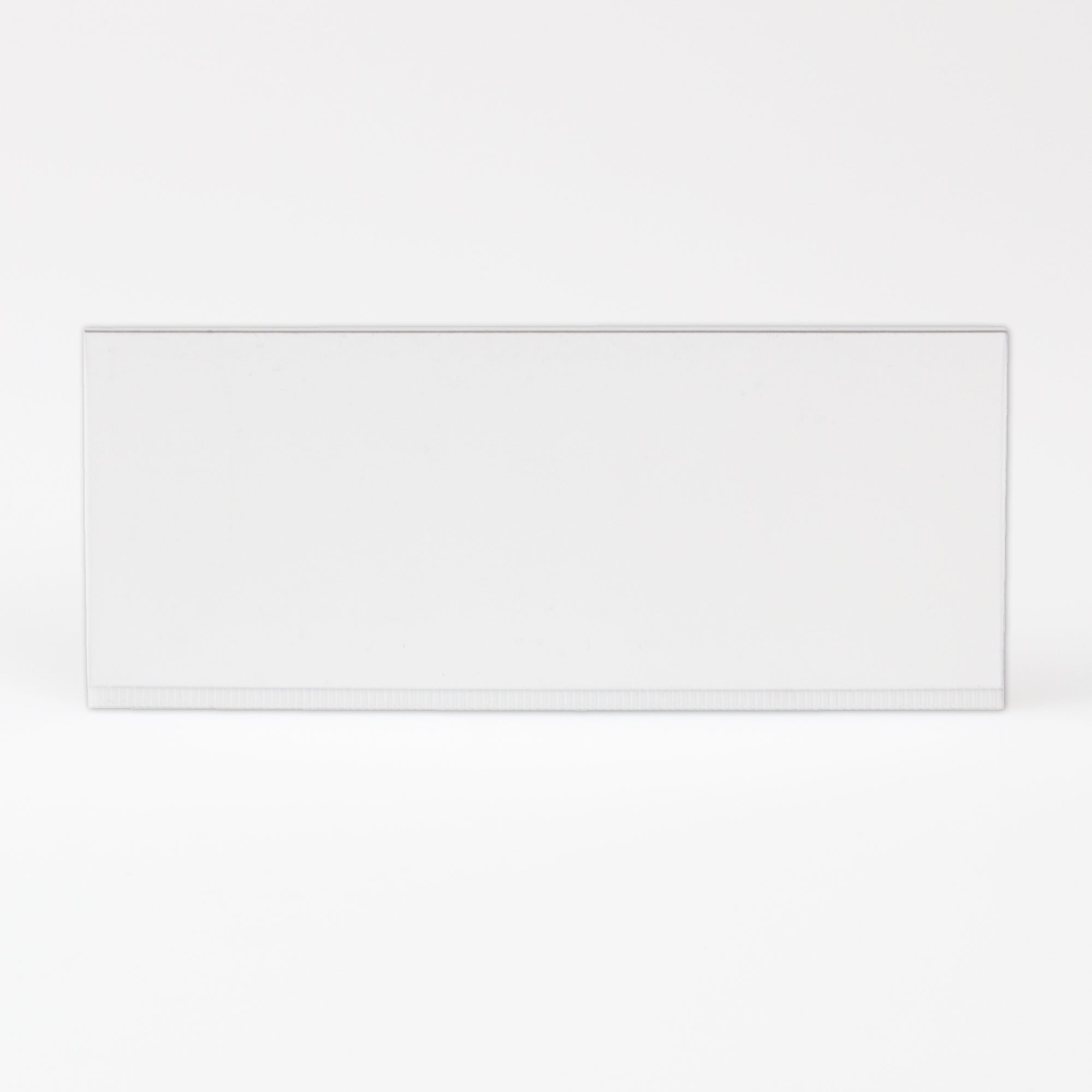 Klarsichtmagnetschild seitlich und oben offen 125x50mm